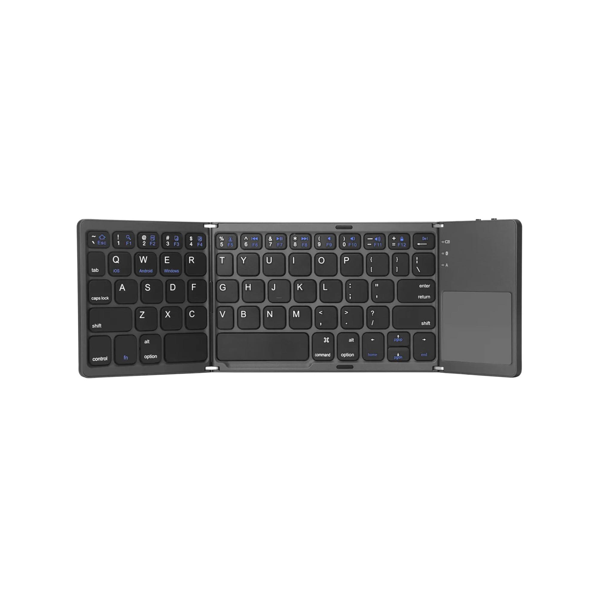 XtremeMac FOLDABLE BLUETOOTH KEYBOARD with integrated Keypad and Recha Kabellose Tastatur