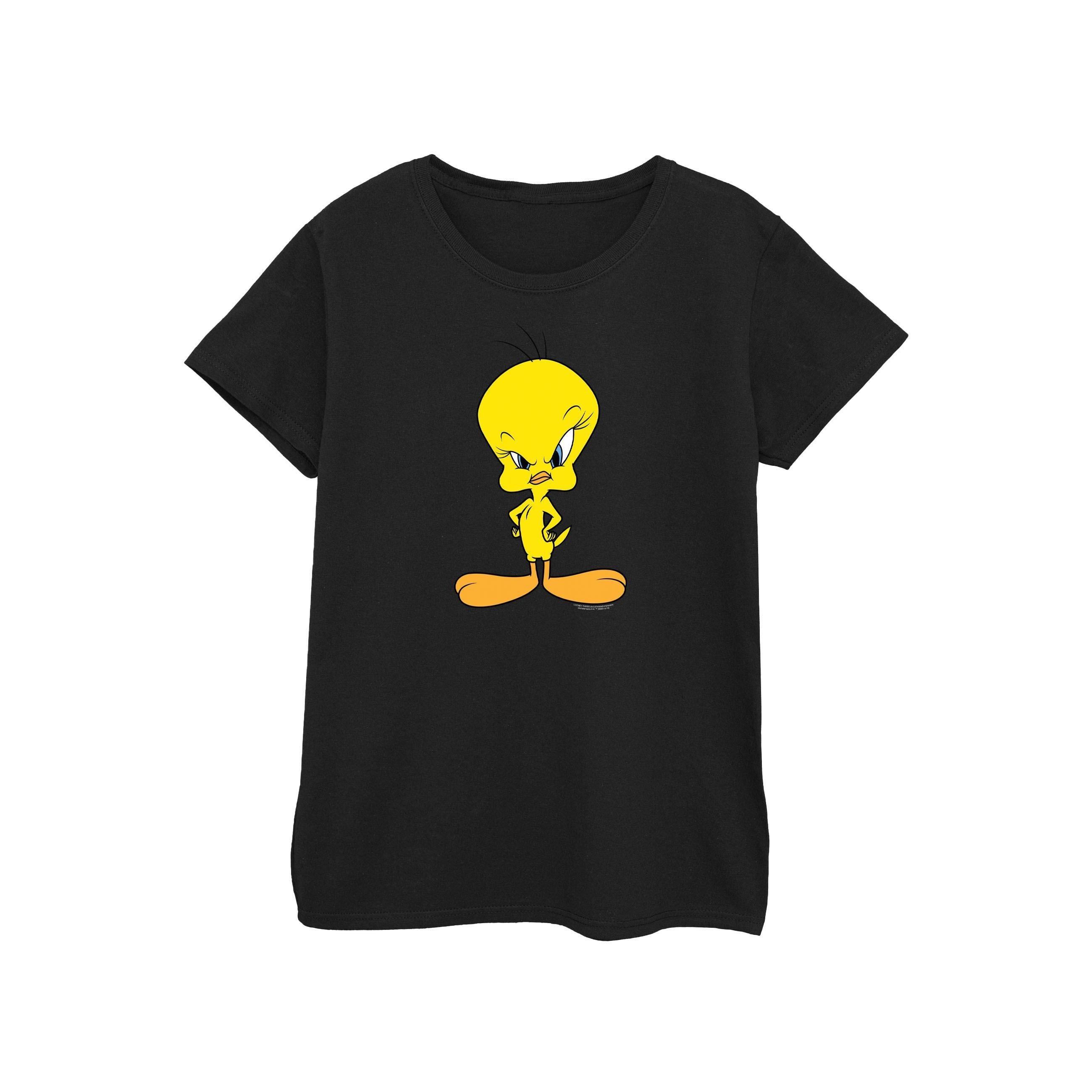 LOONEY TUNES Tweety Bird Angry Print T-Shirt