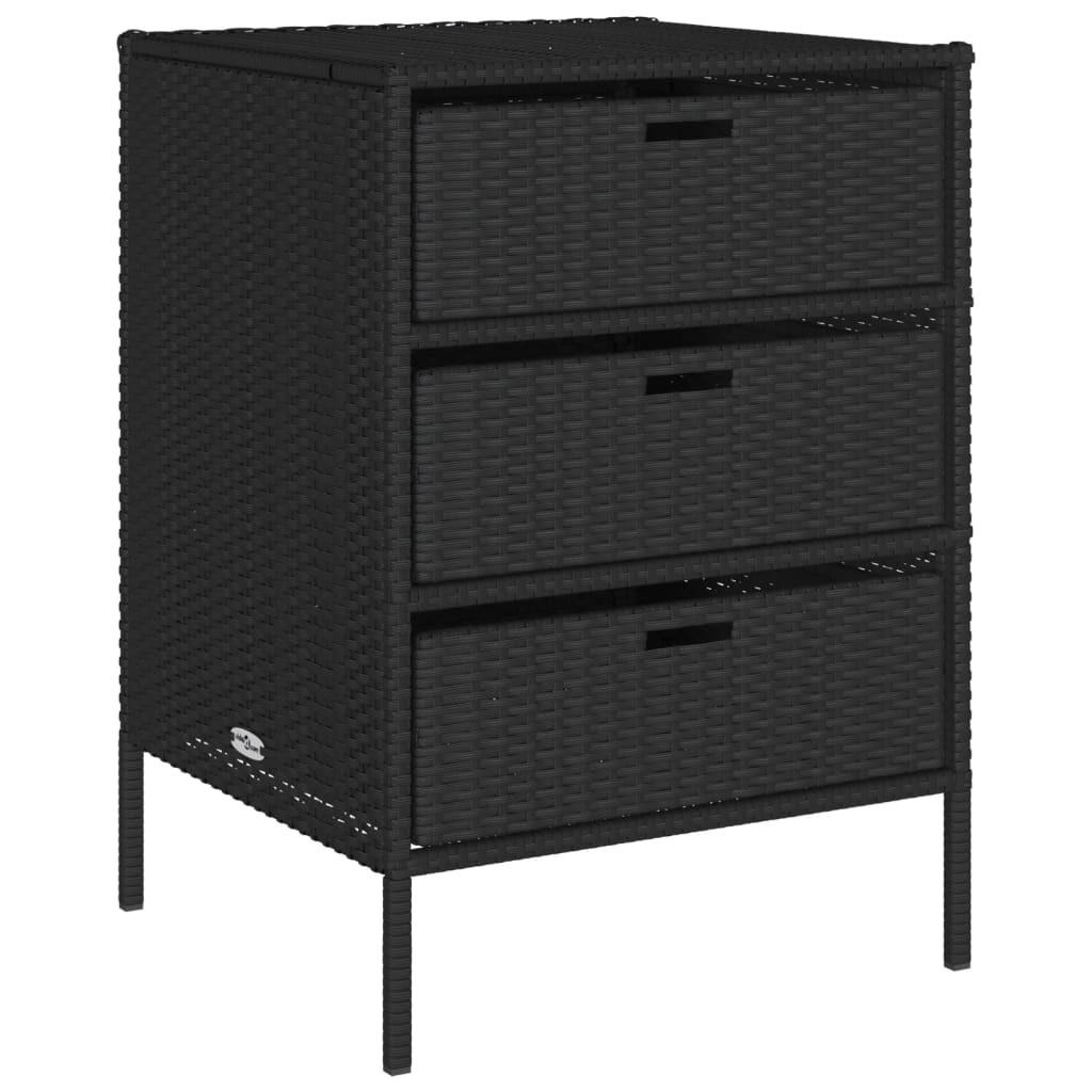 VidaXL Gartenschrank poly-rattan