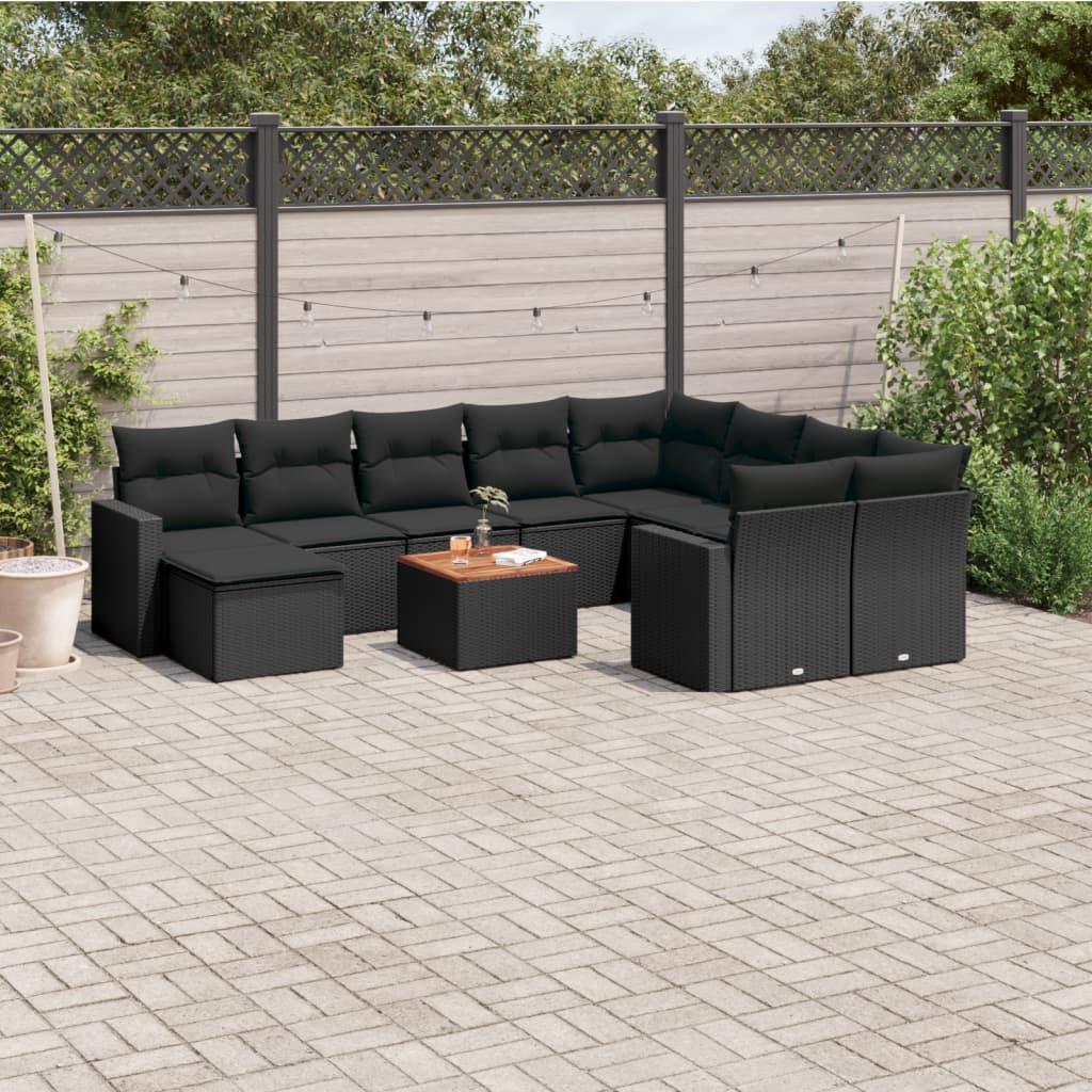 VidaXL Garten sofagarnitur poly-rattan