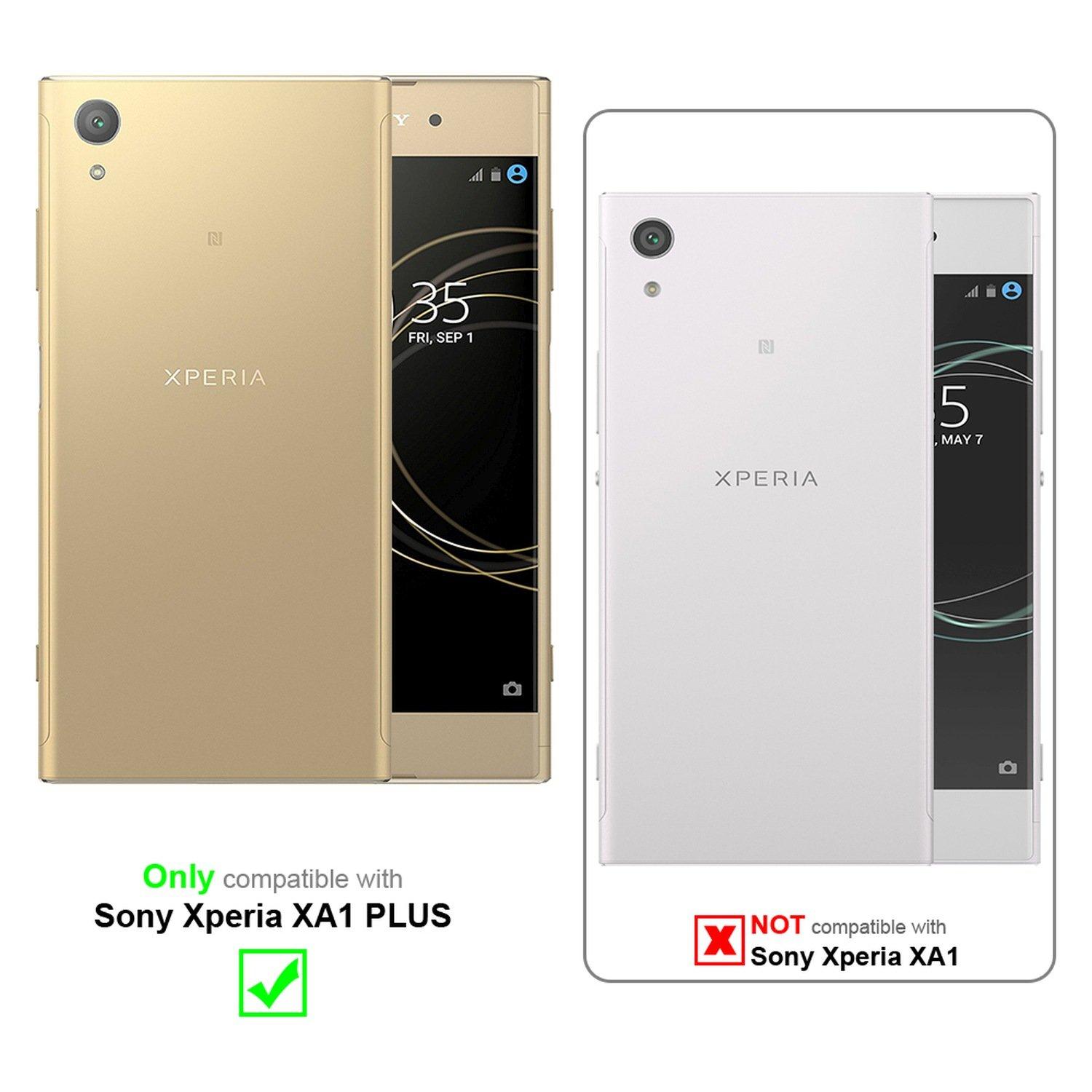 Cadorabo Hülle für Sony Xperia XA1 PLUS Magnetverschluss, Kartenfach