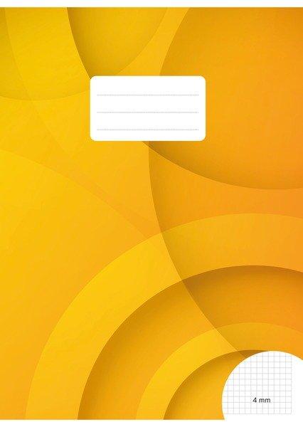 BÜROLINE BÜROLINE Schulheft A4 533874002 4mm kariert mit Rahmen 90g