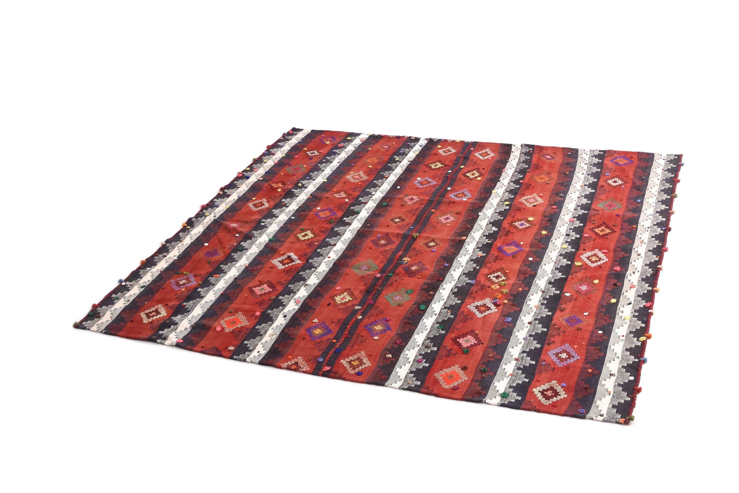 VIDAL Handgemachter Teppich Jajim old