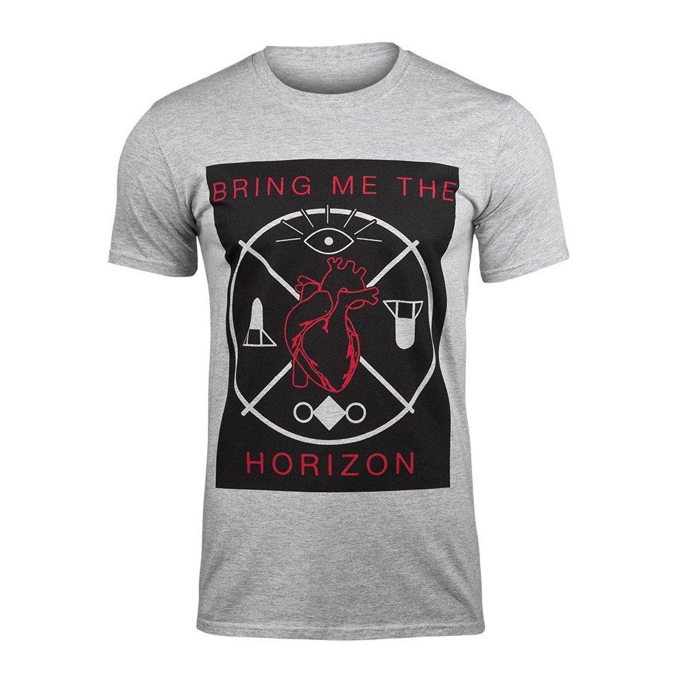 Bring Me The Horizon Bring Me The Horizon Circle Heart Print T-Shirt