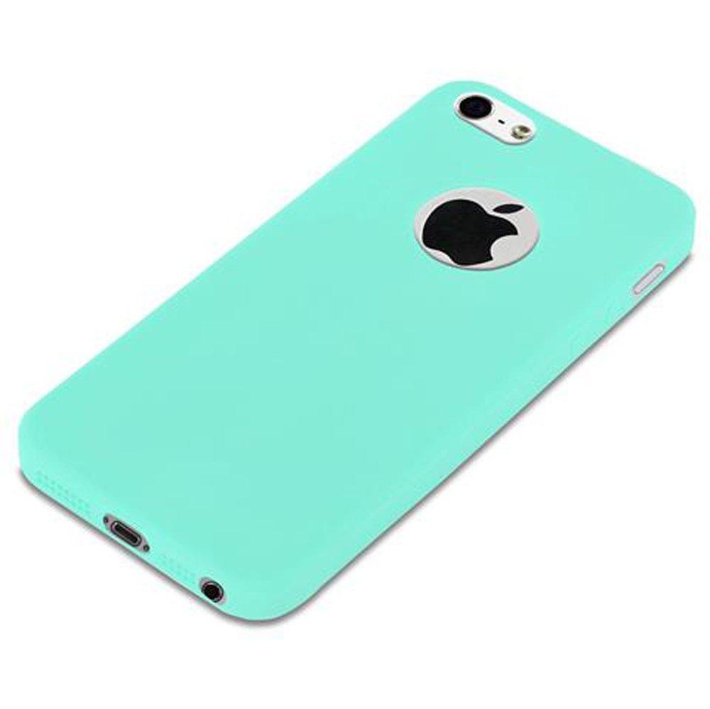 Cadorabo Hülle für Apple iPhone 5 5S SE 2016 TPU Silikon Candy