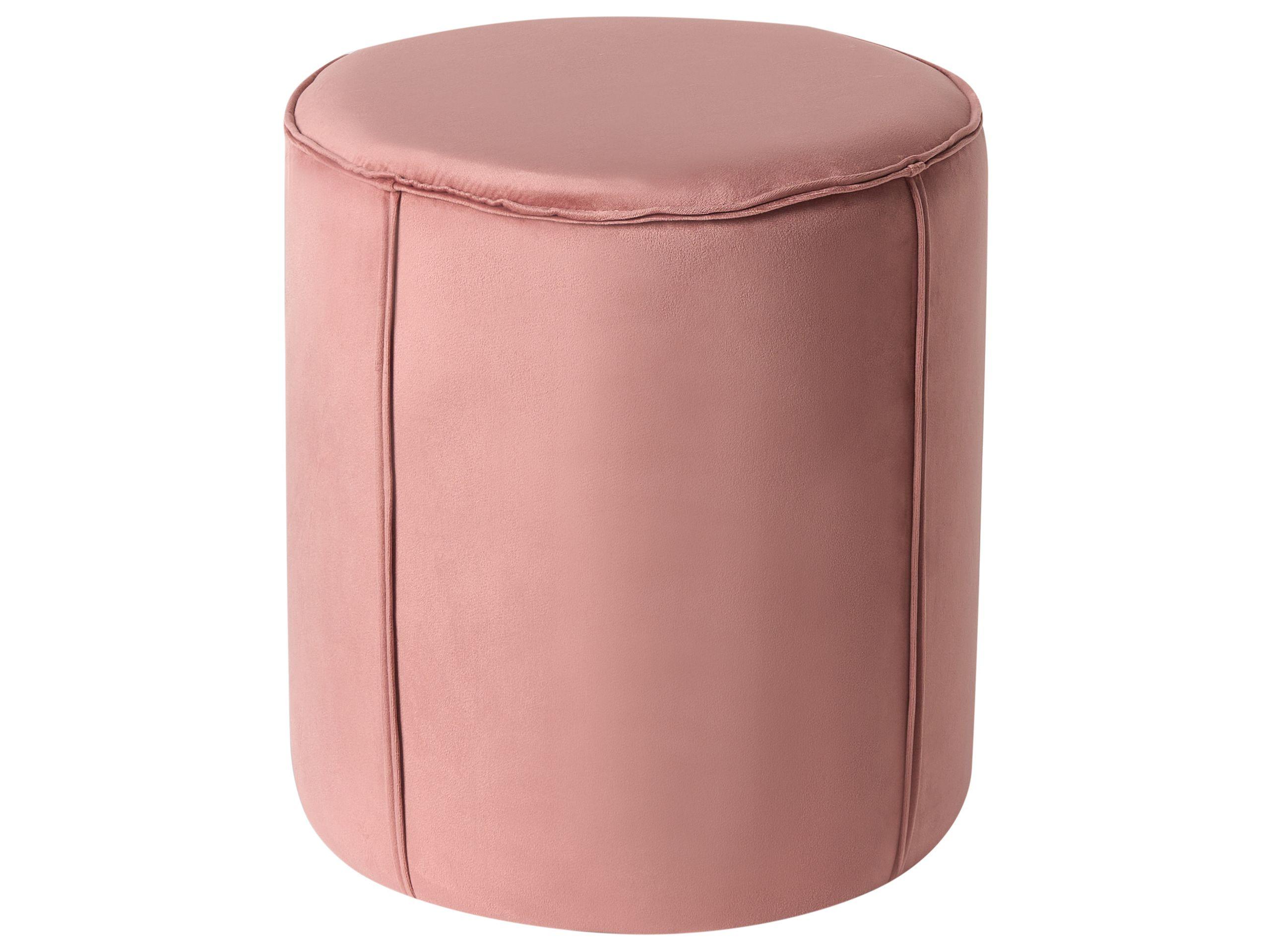 Beliani Pouf aus Samtstoff Modern SEDONA