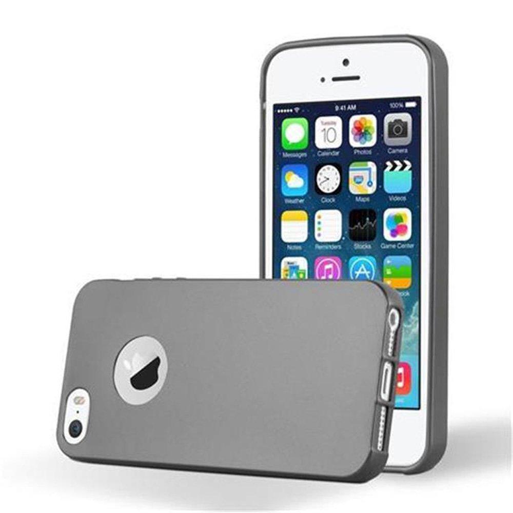Cadorabo Hülle für Apple iPhone 5 5S SE 2016 TPU Silikon Matt
