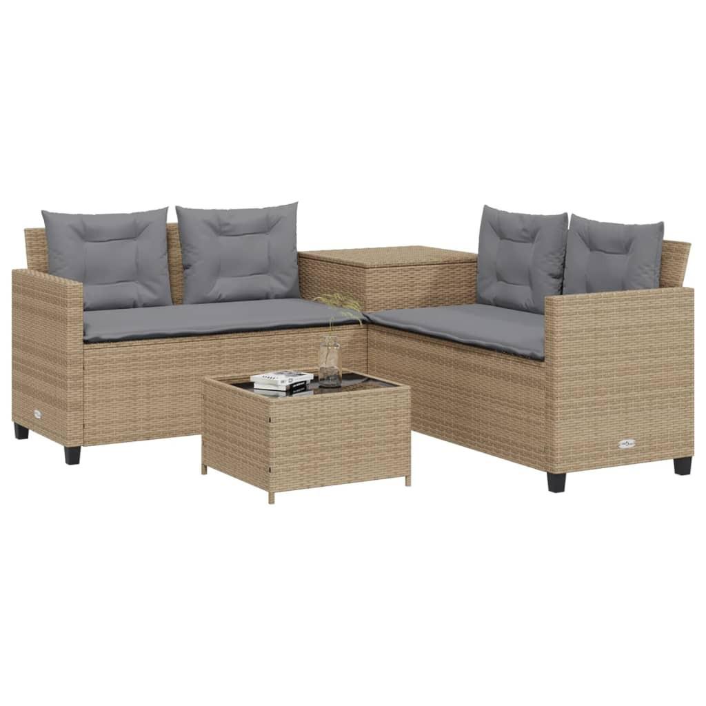 VidaXL Gartensofa poly-rattan