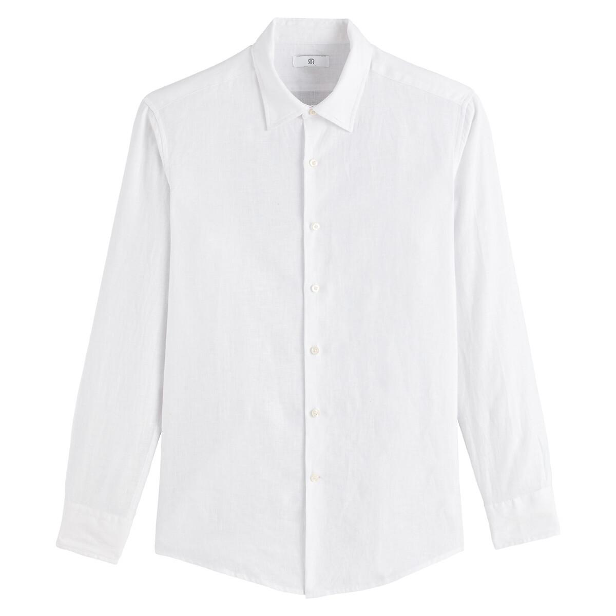 La Redoute Collections Signature Regular Fit Langarm Leinenhemd