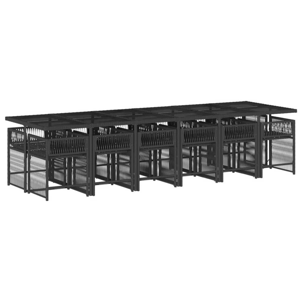 VidaXL Garten essgruppe poly-rattan