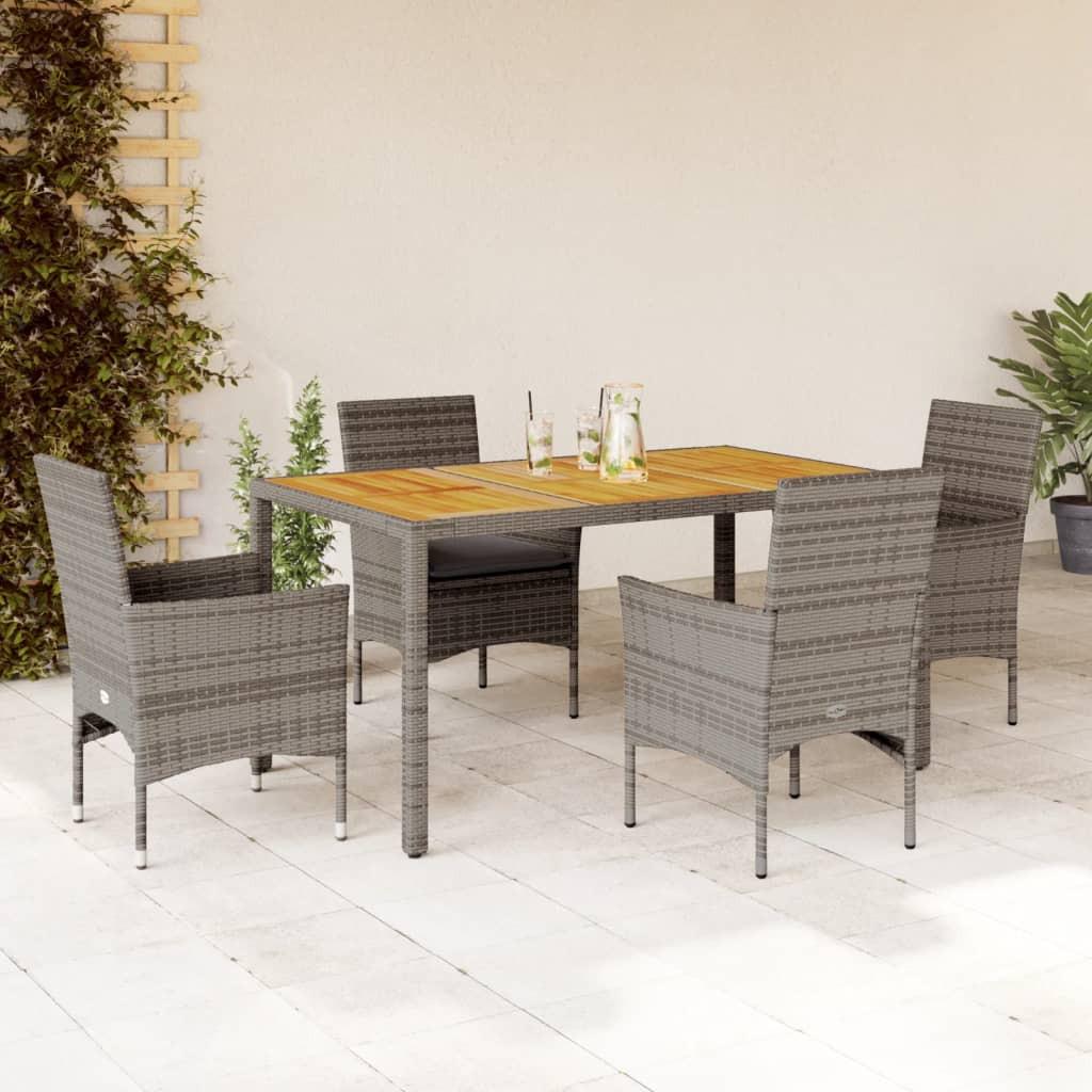 VidaXL Garten essgruppe poly-rattan