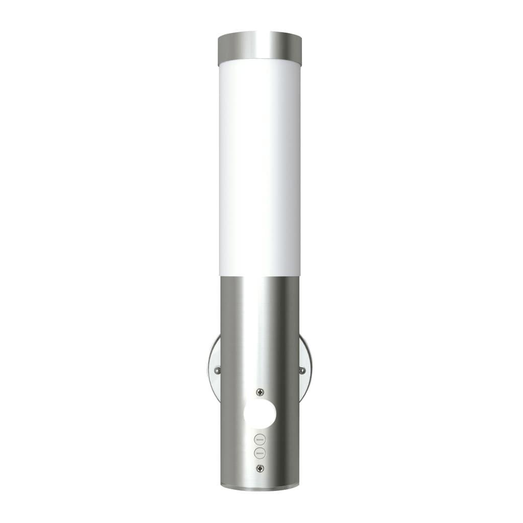VidaXL Gartenlampe edelstahl