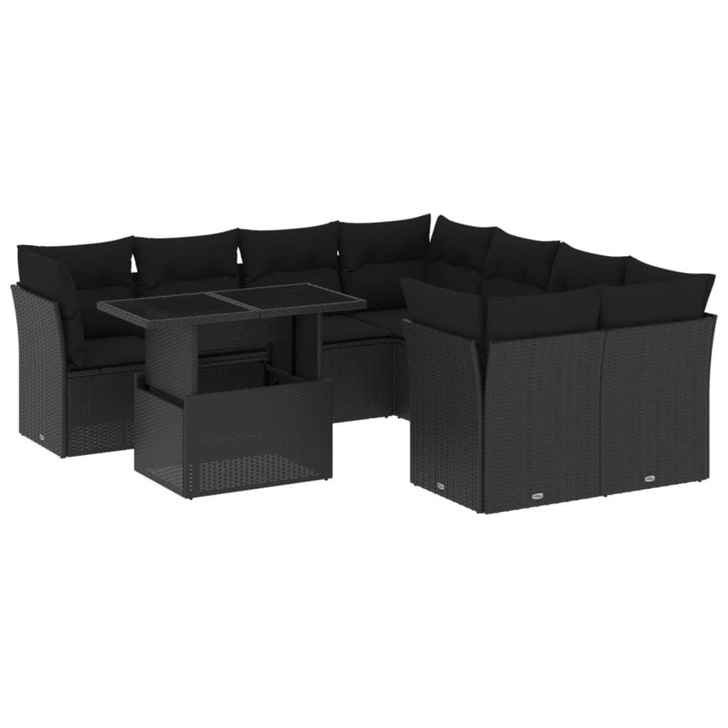 VidaXL Garten sofagarnitur poly-rattan