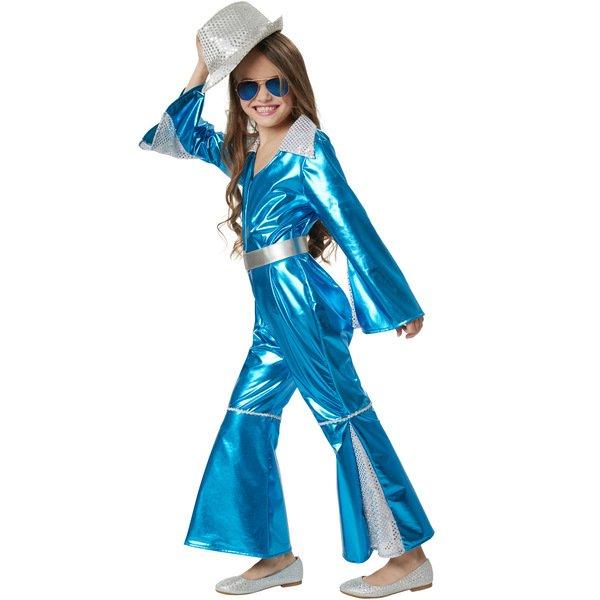 Tectake Mädchenkostüm Glitzerndes Disco Starlet