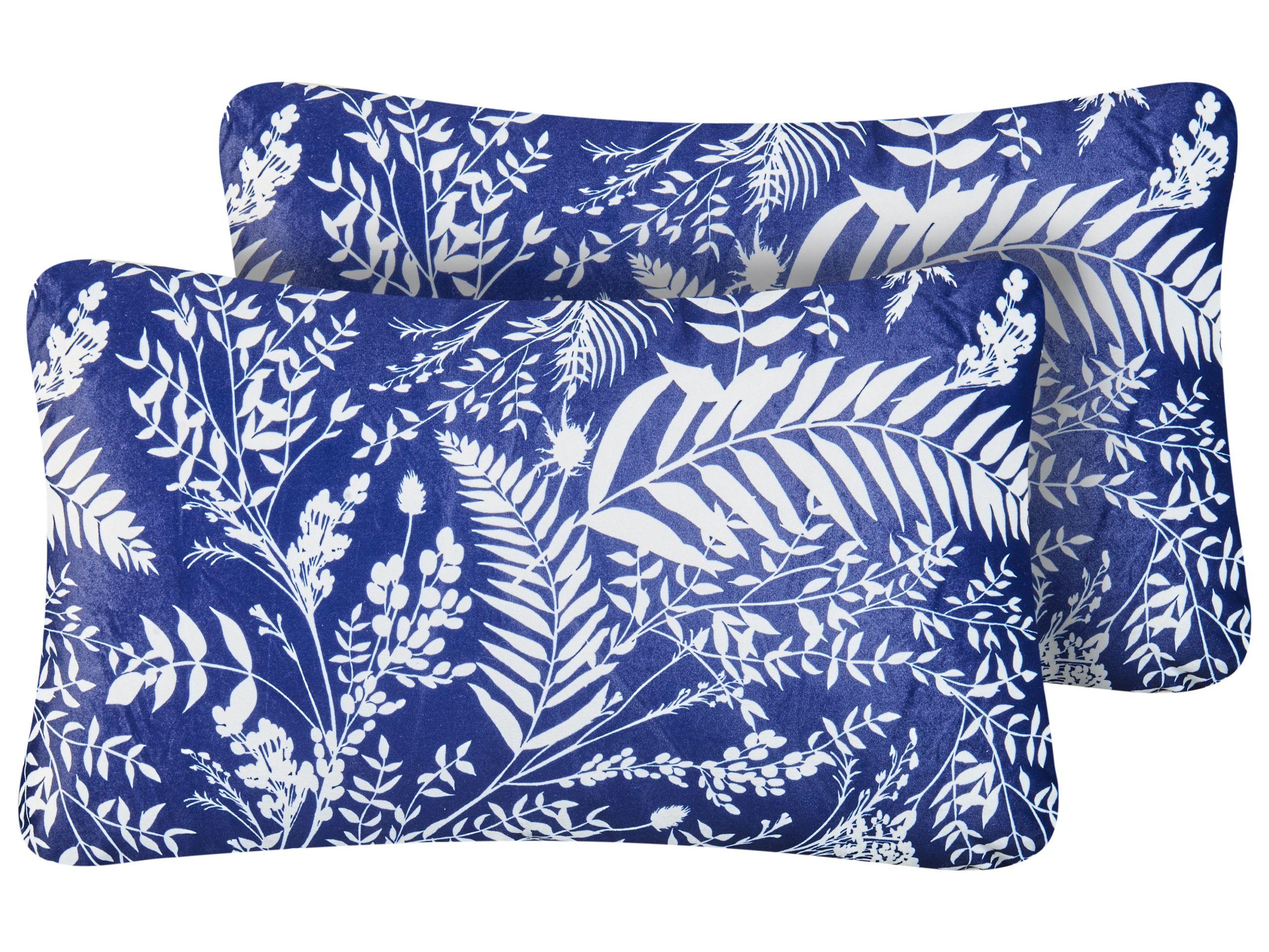 Beliani Gartenkissen 2er Set aus Polyester Modern GLIMMER