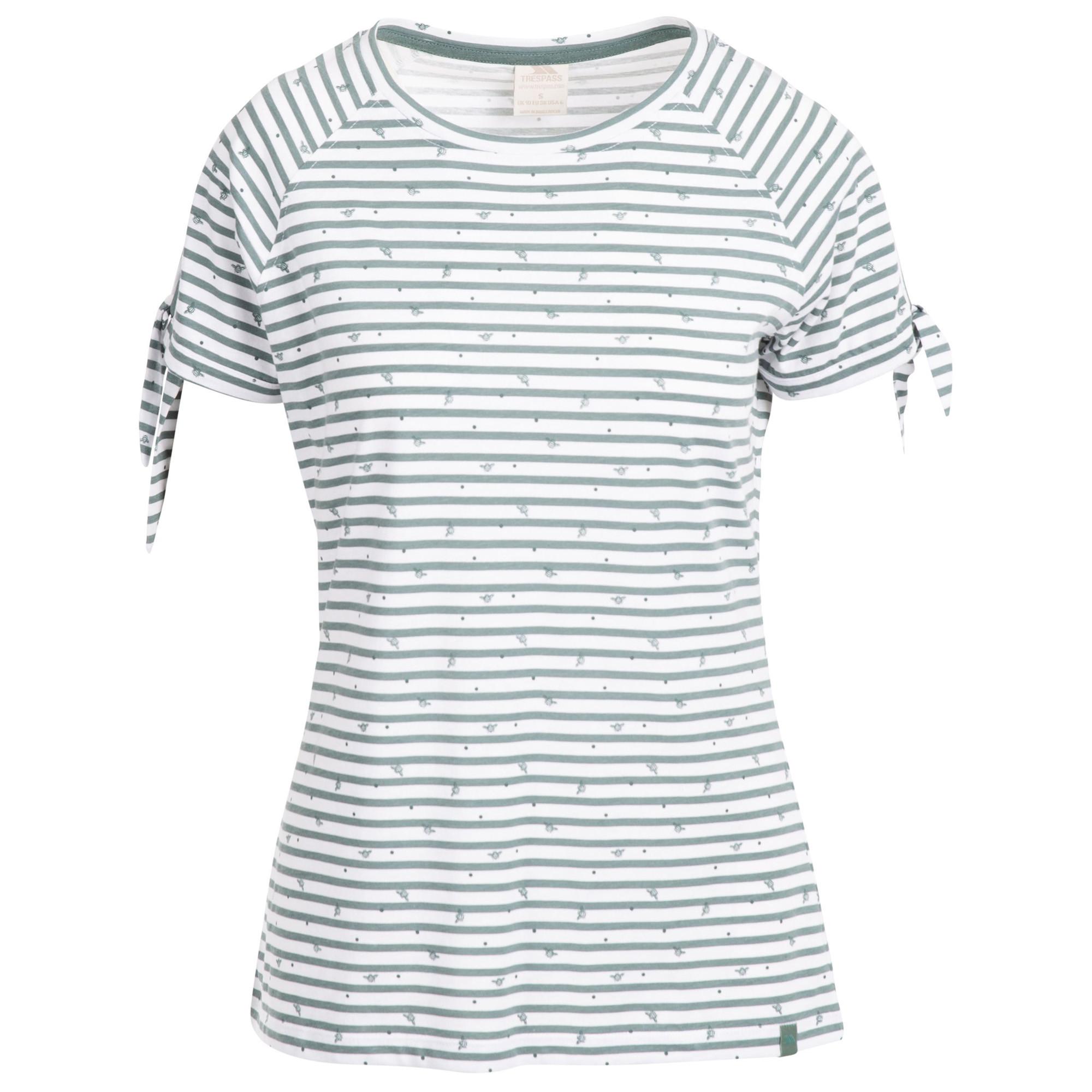 Trespass Penelope Gestreiftes Kurzarm T-Shirt