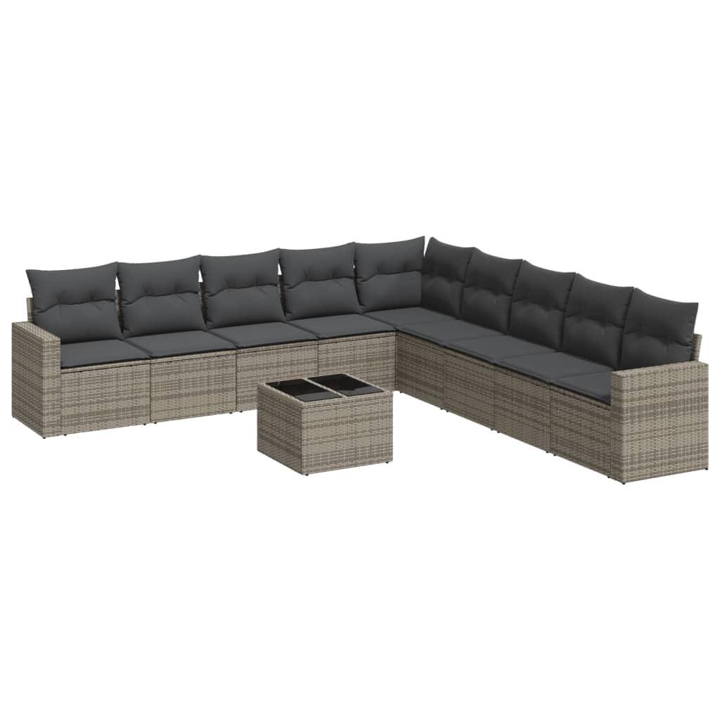 VidaXL Garten sofagarnitur poly-rattan