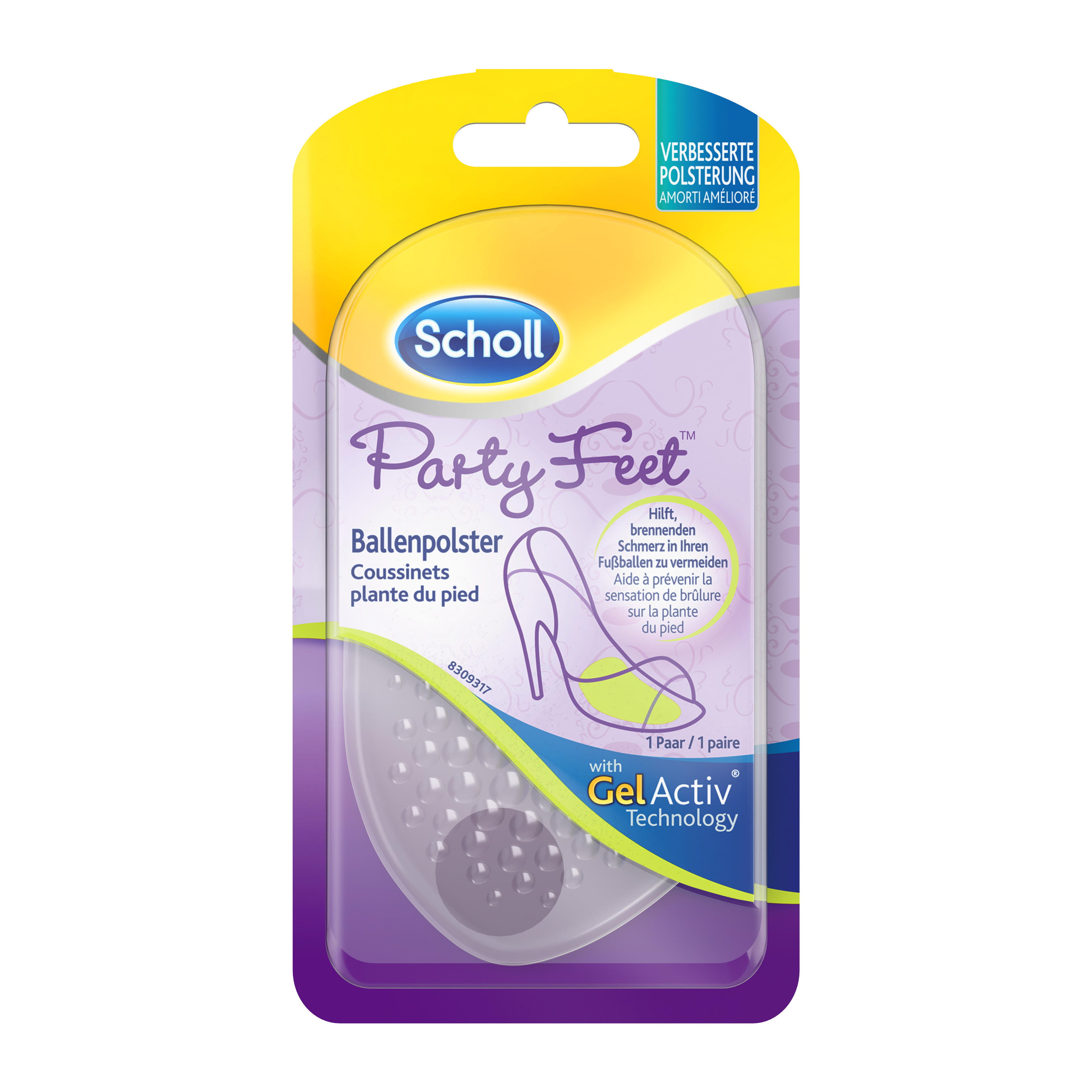 Scholl Ballenpolster Gelactiv Tech Ballenpolster Gelactiv Tech