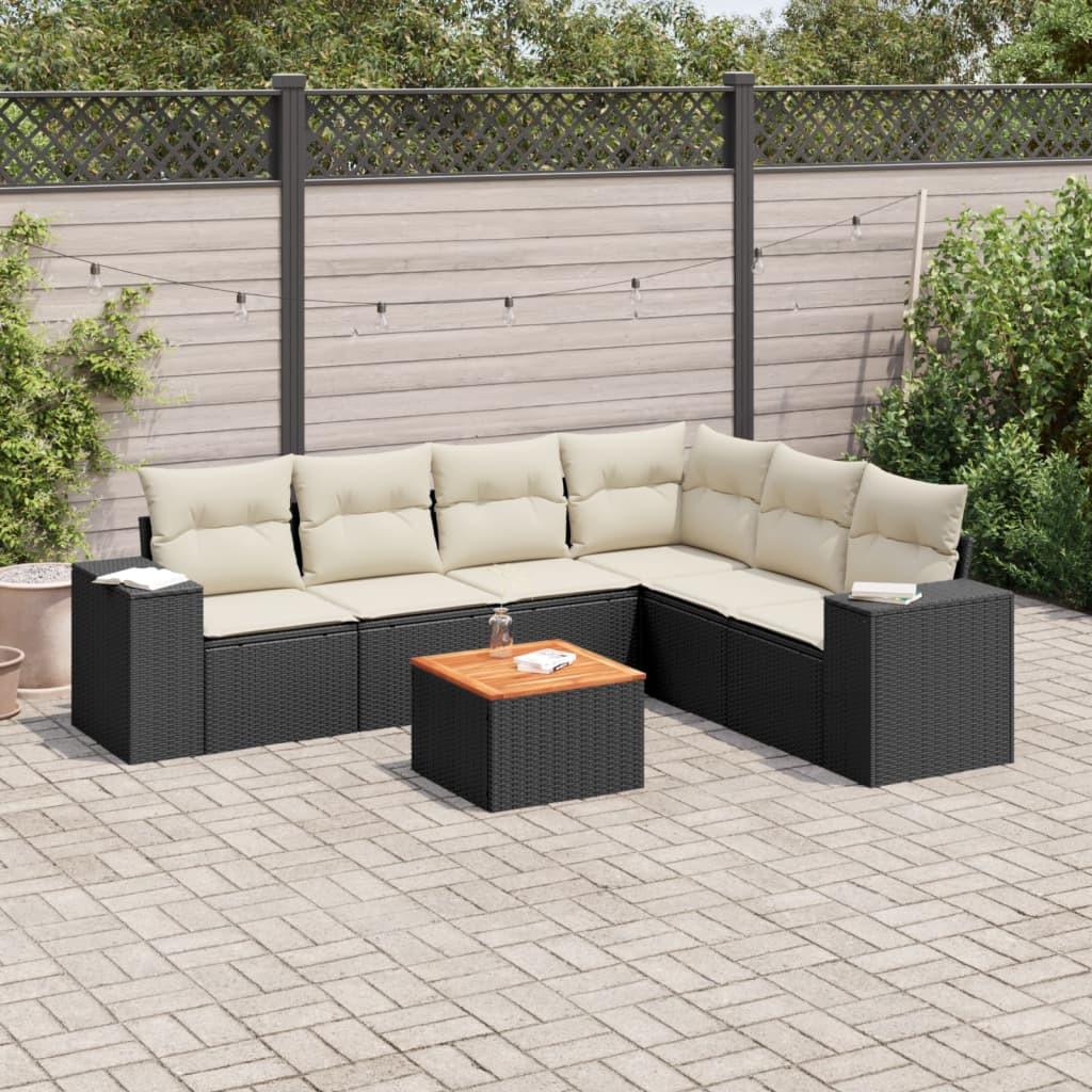 VidaXL Garten sofagarnitur poly-rattan