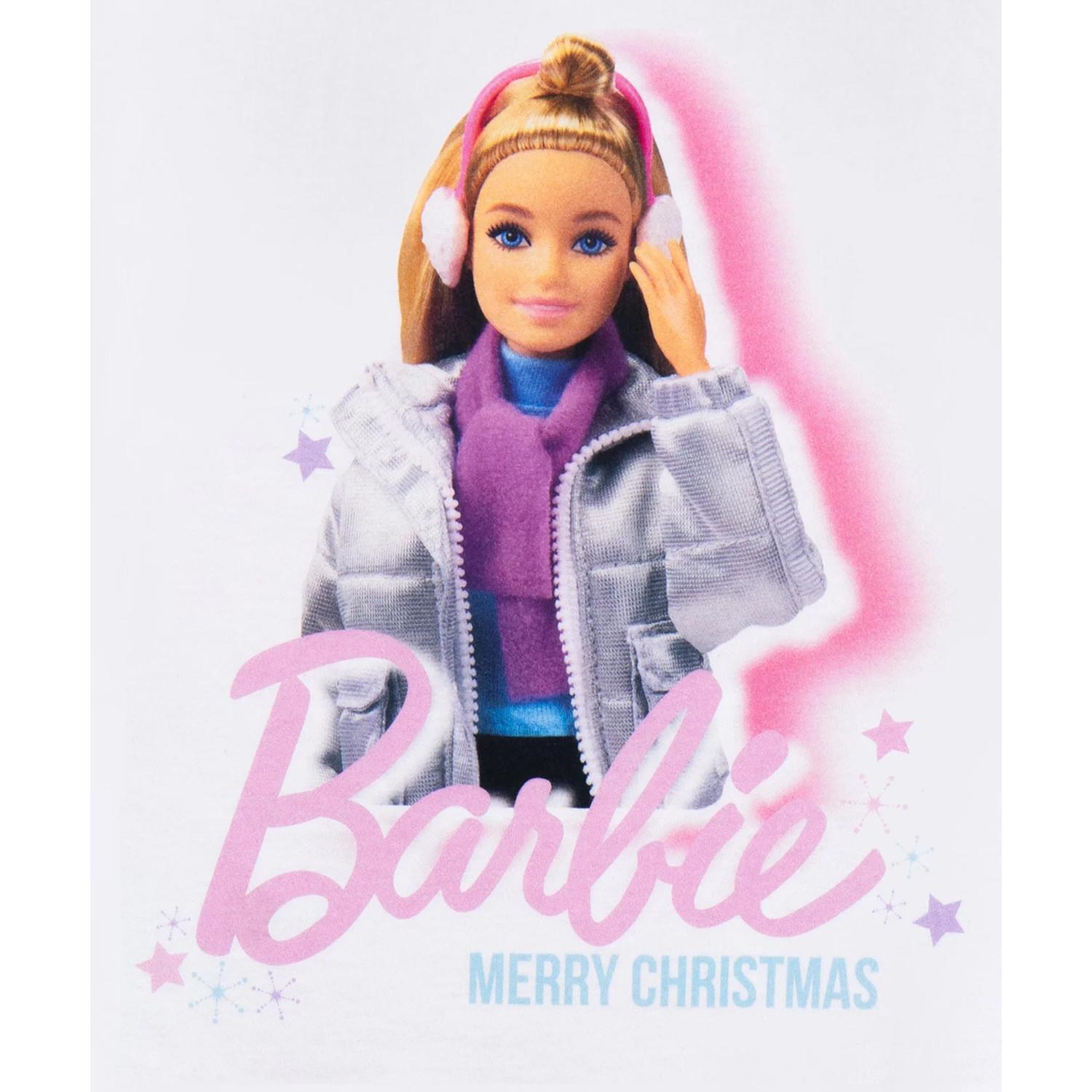 Barbie Weihnachtliches Design T-Shirt
