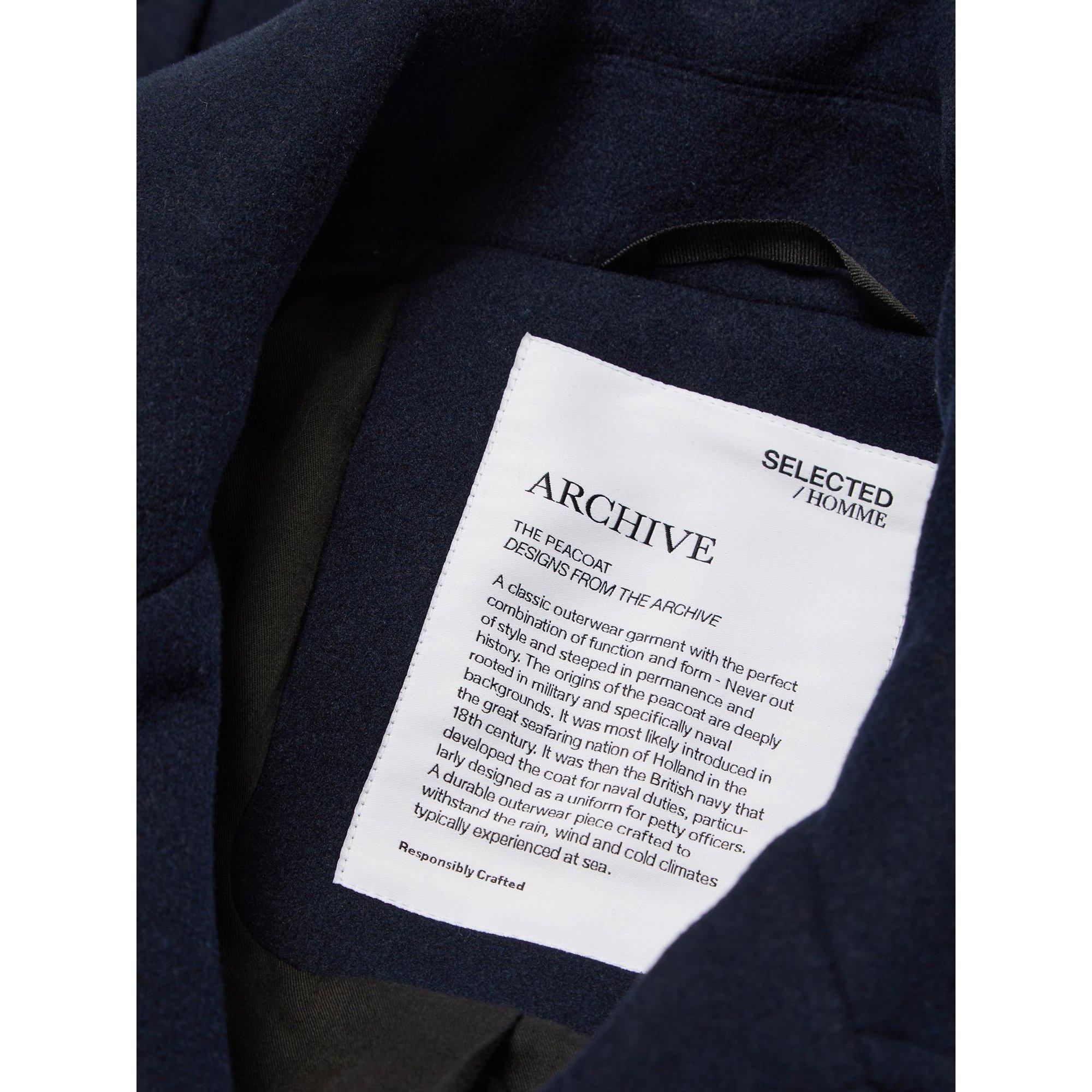 SELECTED SLHArchive Wool Peacoat