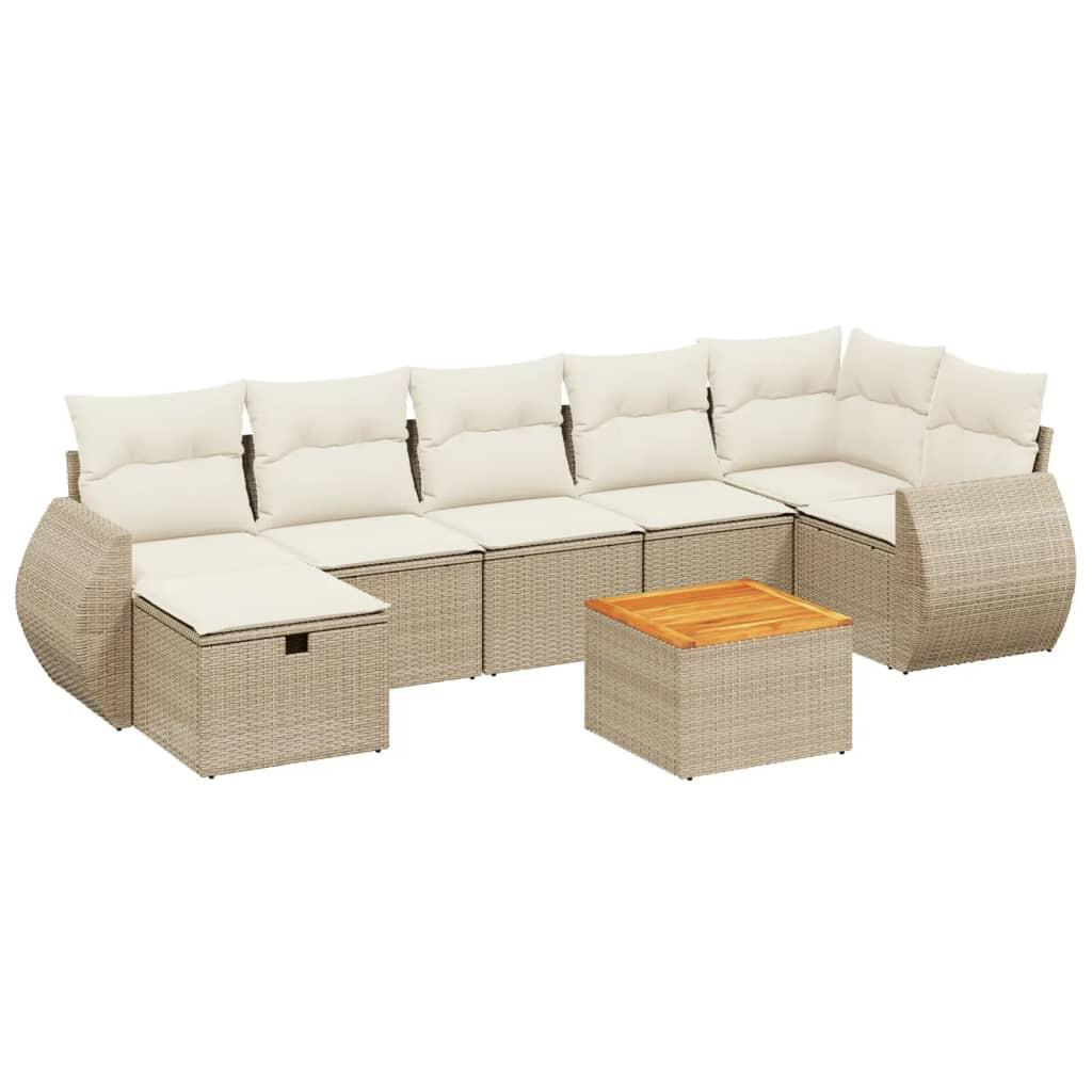 VidaXL Garten sofagarnitur poly-rattan