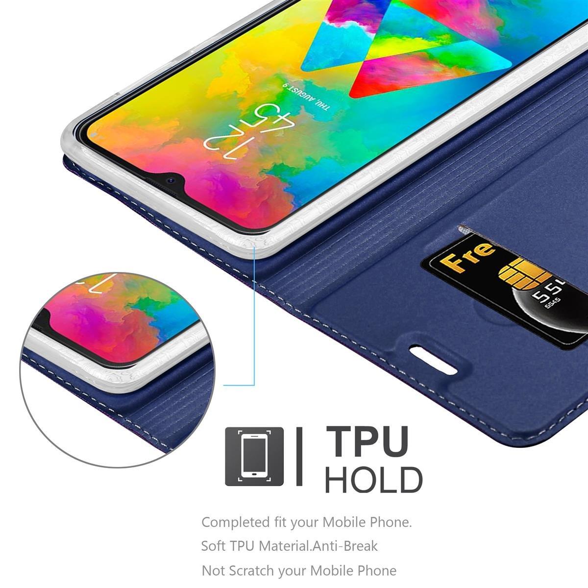 Cadorabo Hülle für Samsung Galaxy M20 Magnetverschluss, Kartenfach