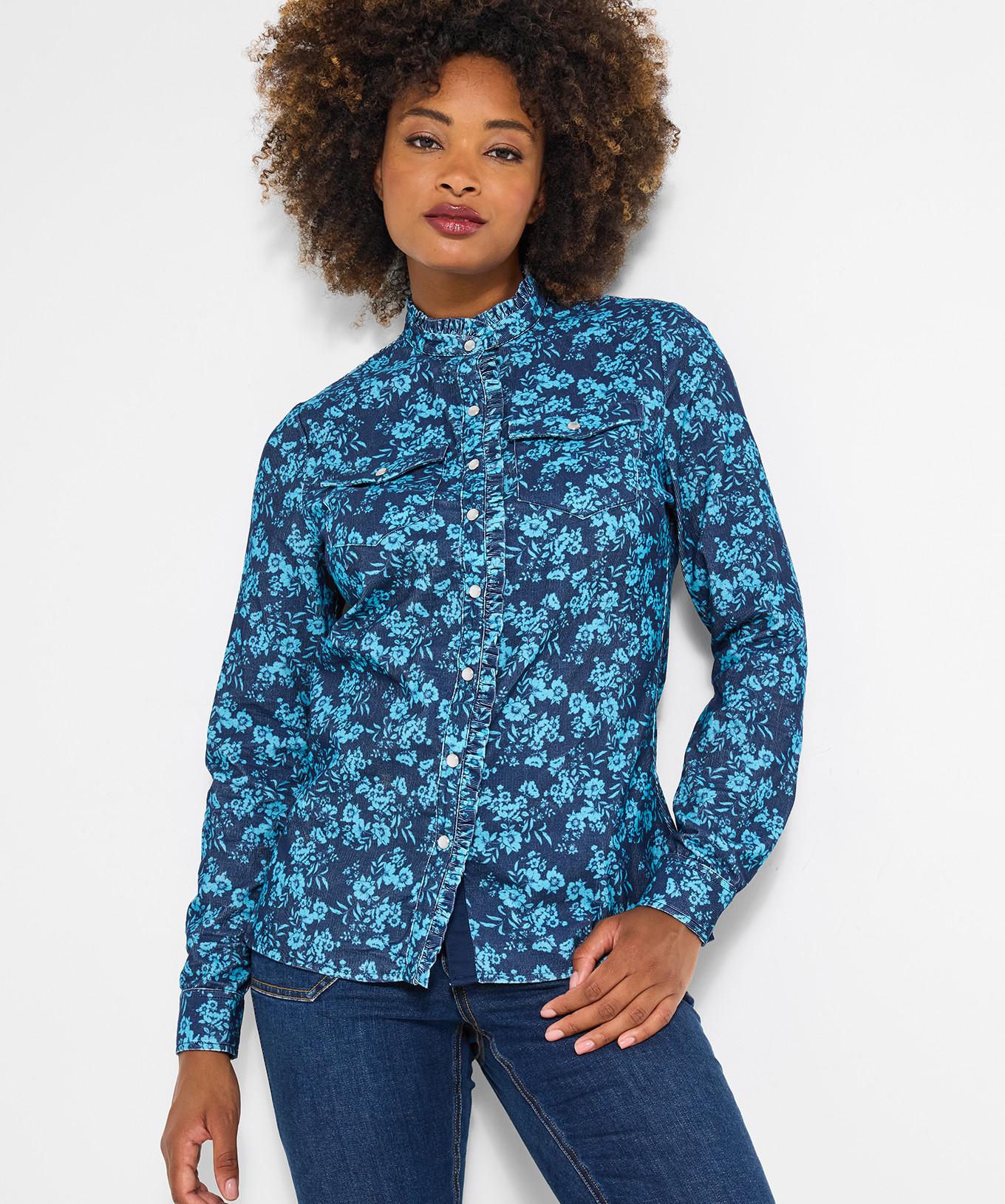 Joe Browns Vintage-inspirierte Cordbluse
