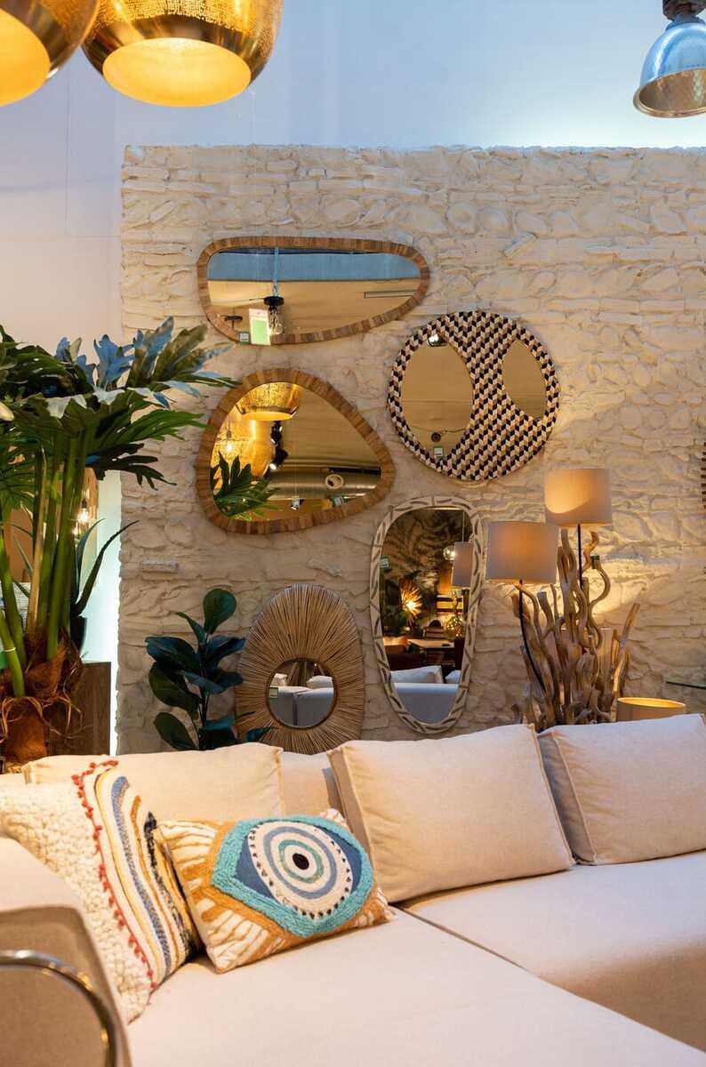 KARE Design Wandspiegel Bora Bora 43x93