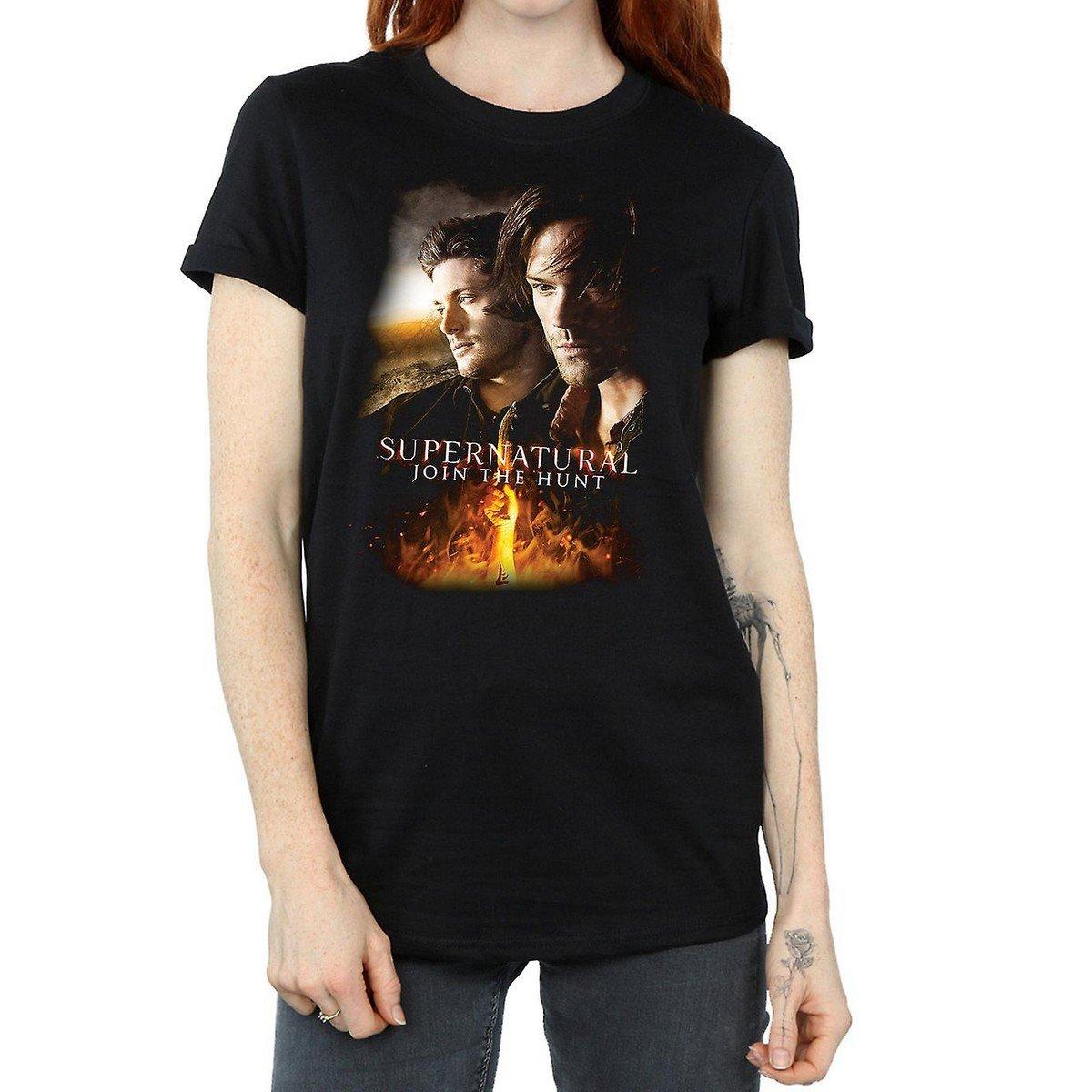 Supernatural Flaming Poster T-Shirt