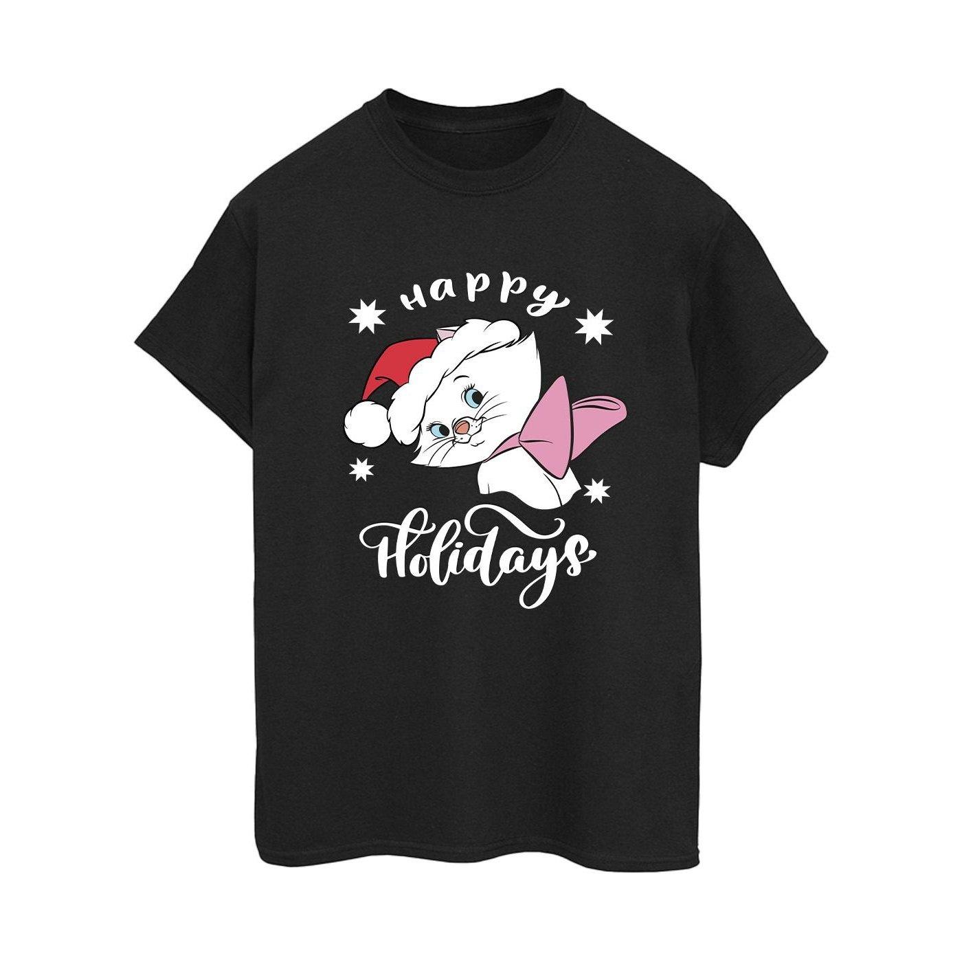 Disney The Aristocats Happy Holidays Loose Fit T-Shirt