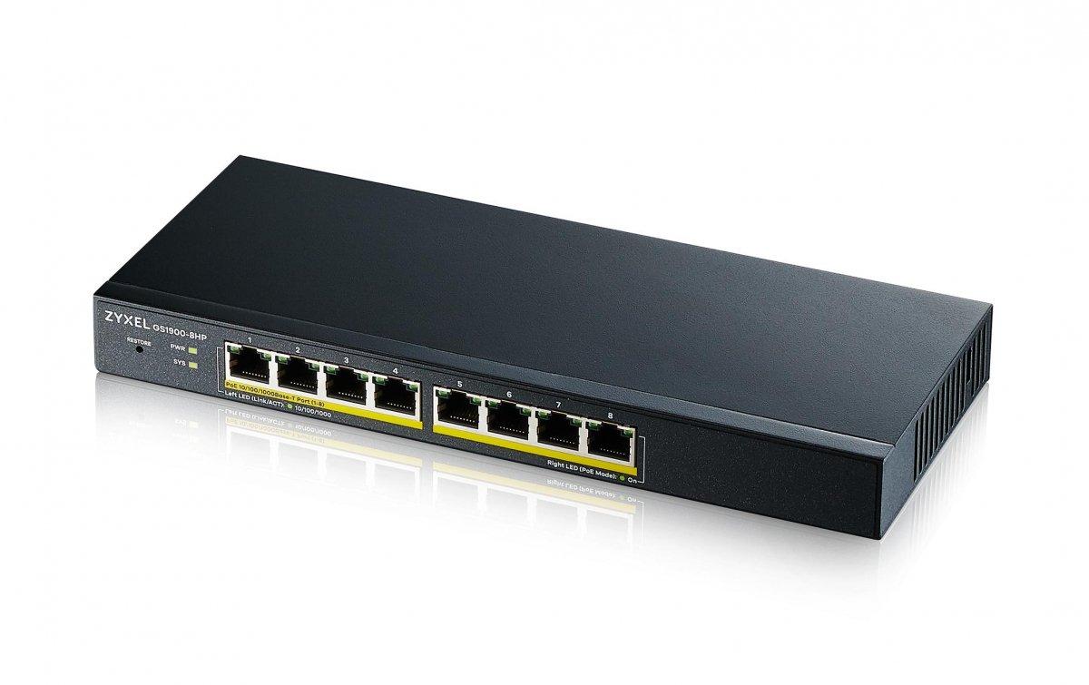 ZyXEL Zyxel PoE+ Switch GS1900-8HP V3 8 Port