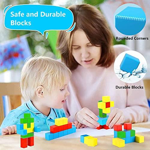 Activity-board Magnetische Bauklötze Würfel, Bauklötze Spielzeug für Kinder
