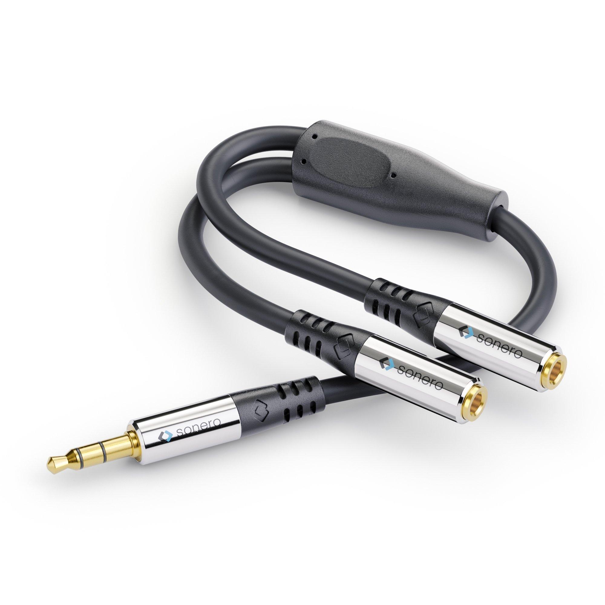 sonero Audio-Kabel 3,5 mm Klinke - 3,5 mm Klinke 0.25 m