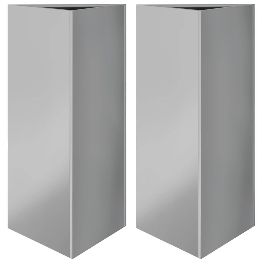 VidaXL Pflanzkübel metall