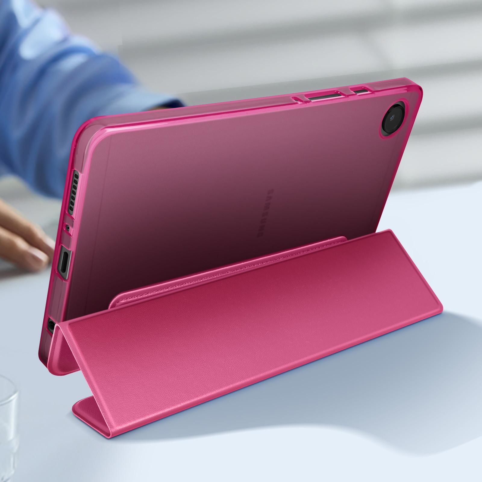 Avizar Samsung Tab A9 Klappbares Etui Fuchsia