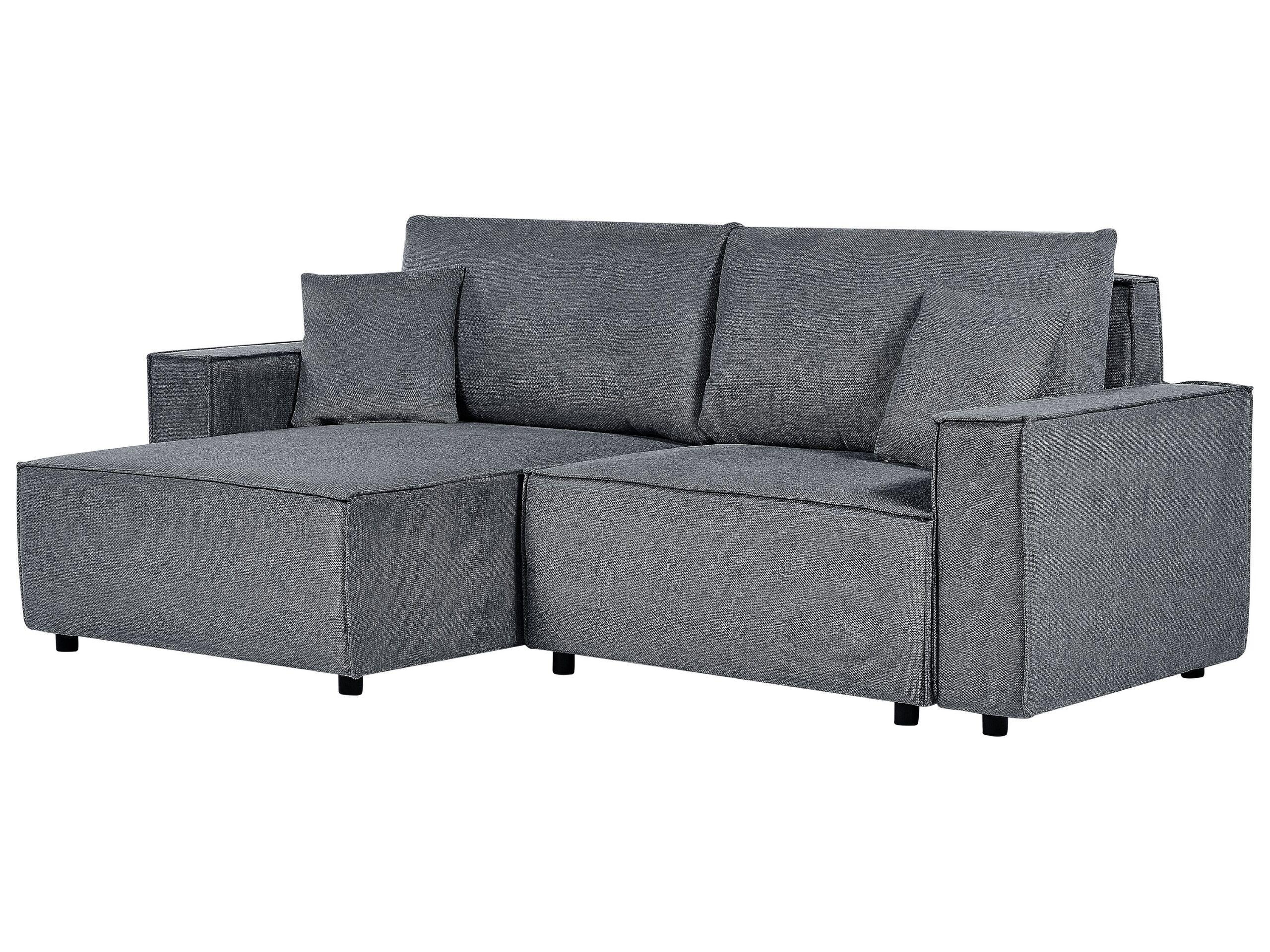 Beliani Ecksofa aus Polyester Skandinavisch KARILA