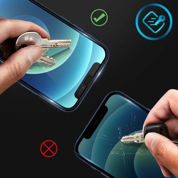 Avizar Schutzfolie iPhone 12 Mini Schwarz