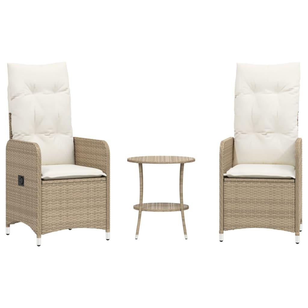 VidaXL Outdoor relaxsessel poly-rattan
