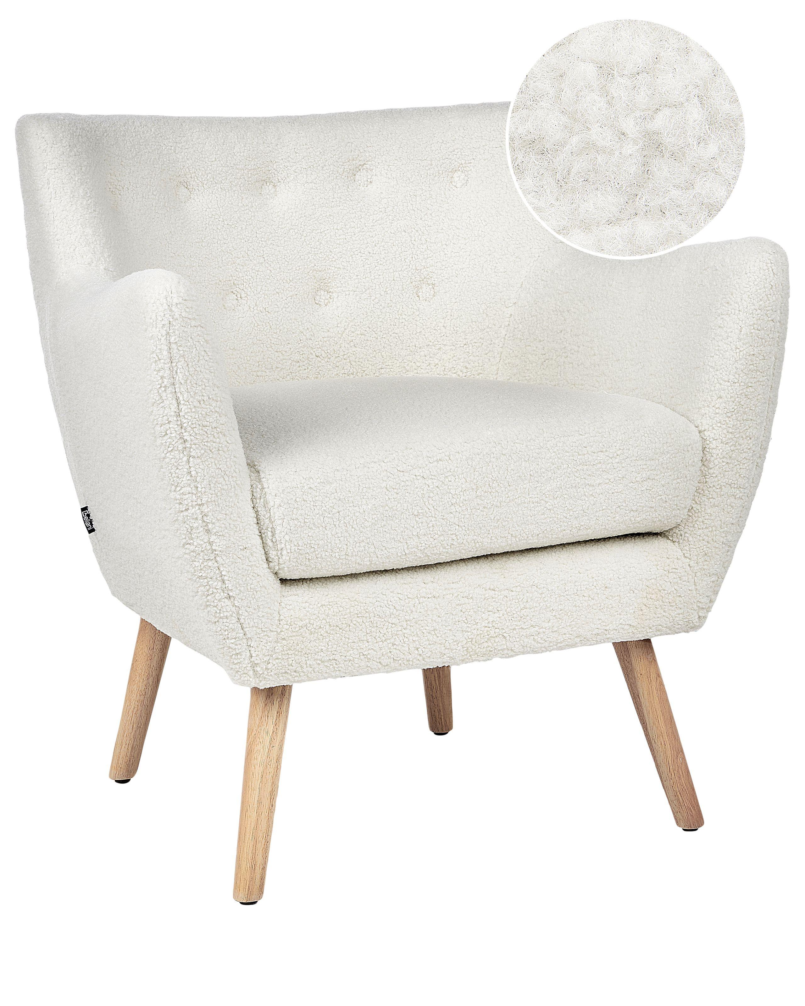 Beliani Sessel aus Bouclé Retro DRAMMEN