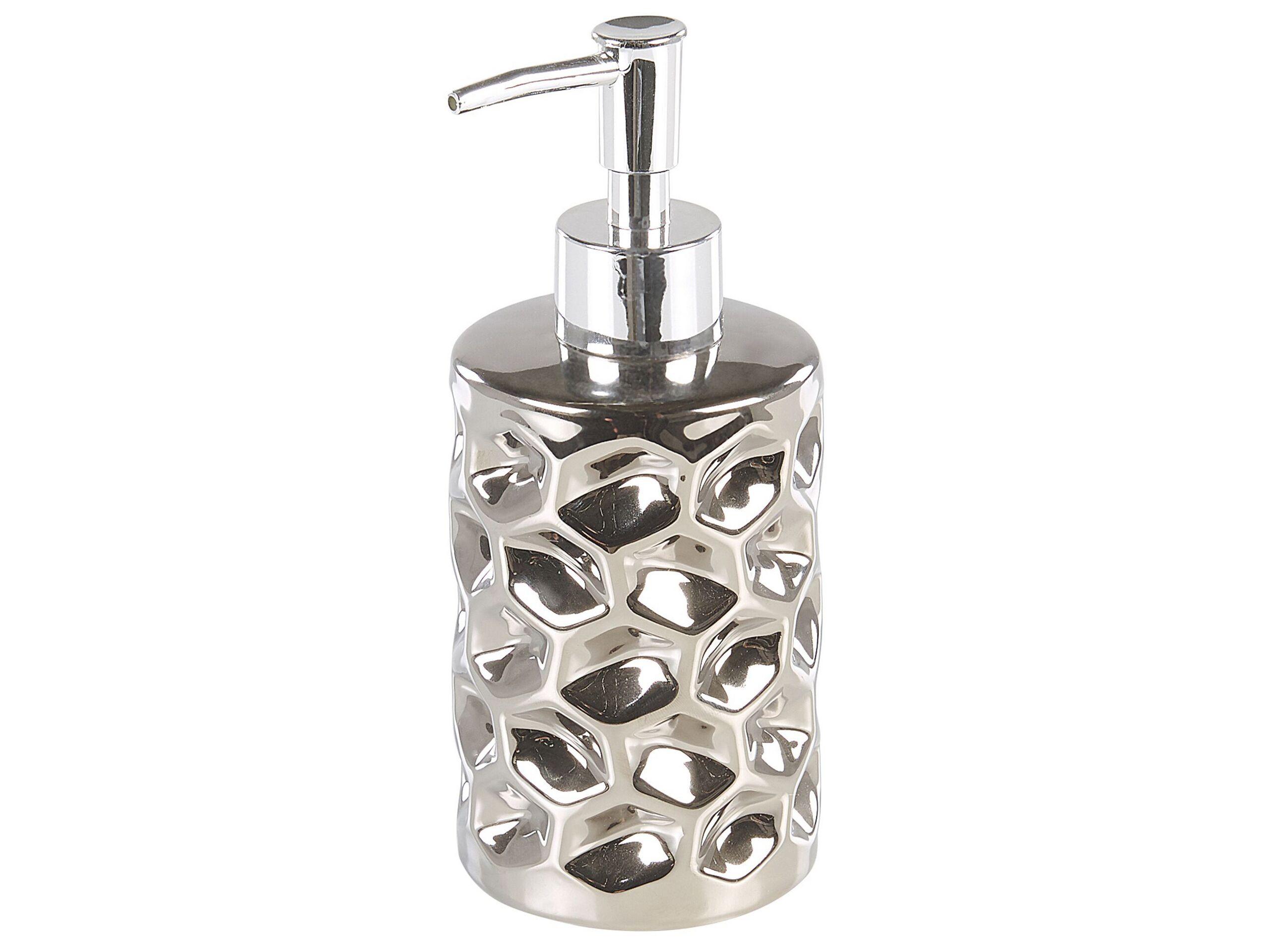 Beliani Badaccessoires Set 5-teilig aus Keramik Glamourös TIRUA