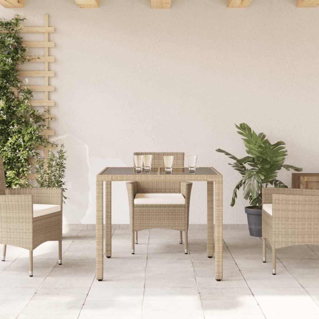 VidaXL Gartentisch poly-rattan