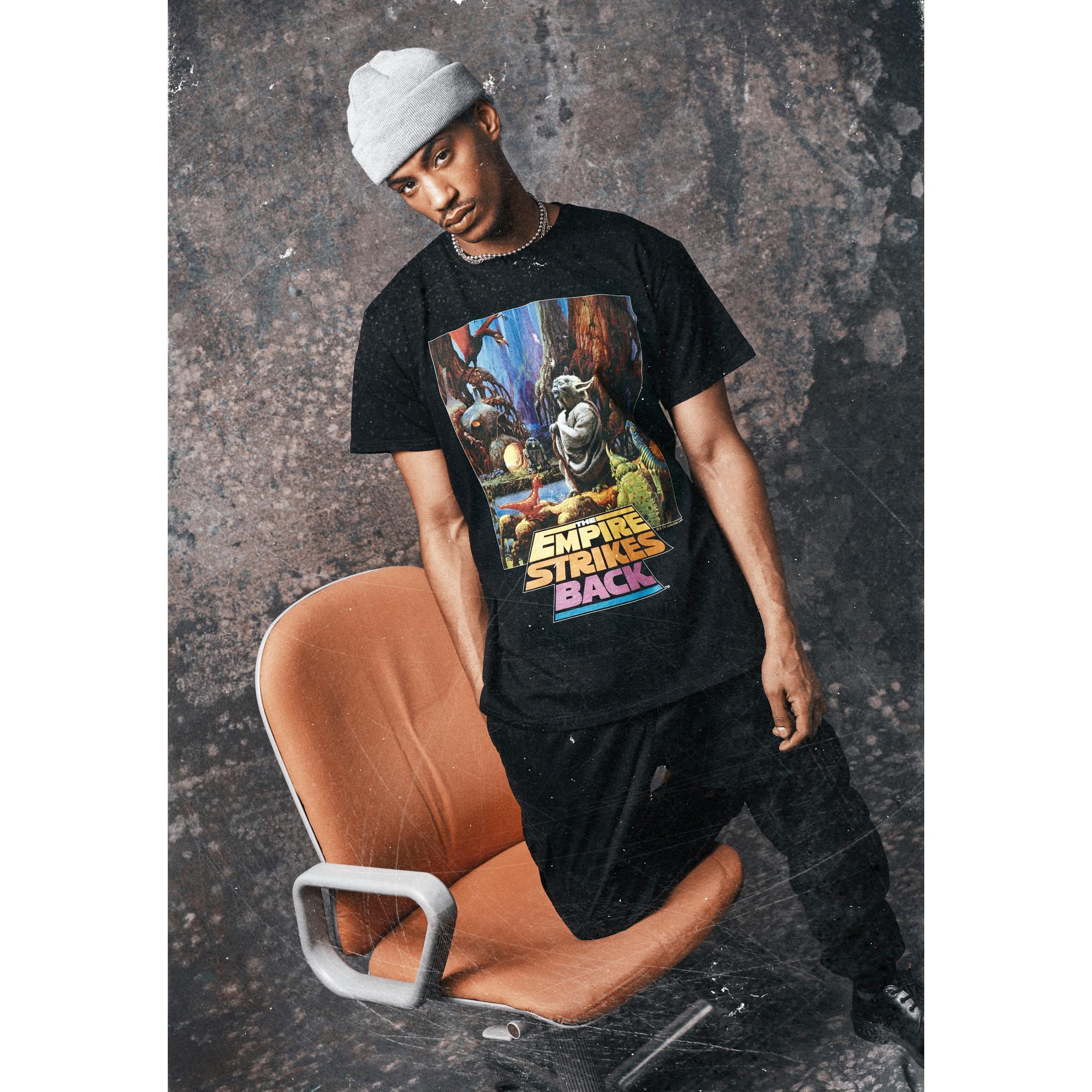 URBAN CLASSICS Star Wars Yoda T-Shirt