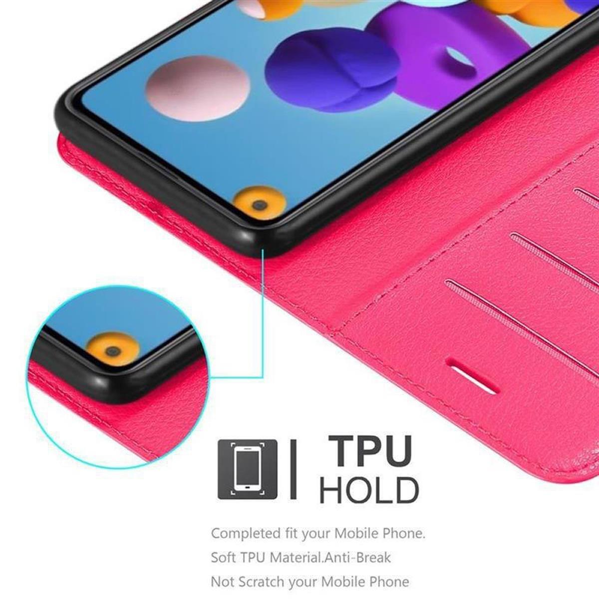 Cadorabo Hülle für Samsung Galaxy A21 Standfunktion, Kartenfach