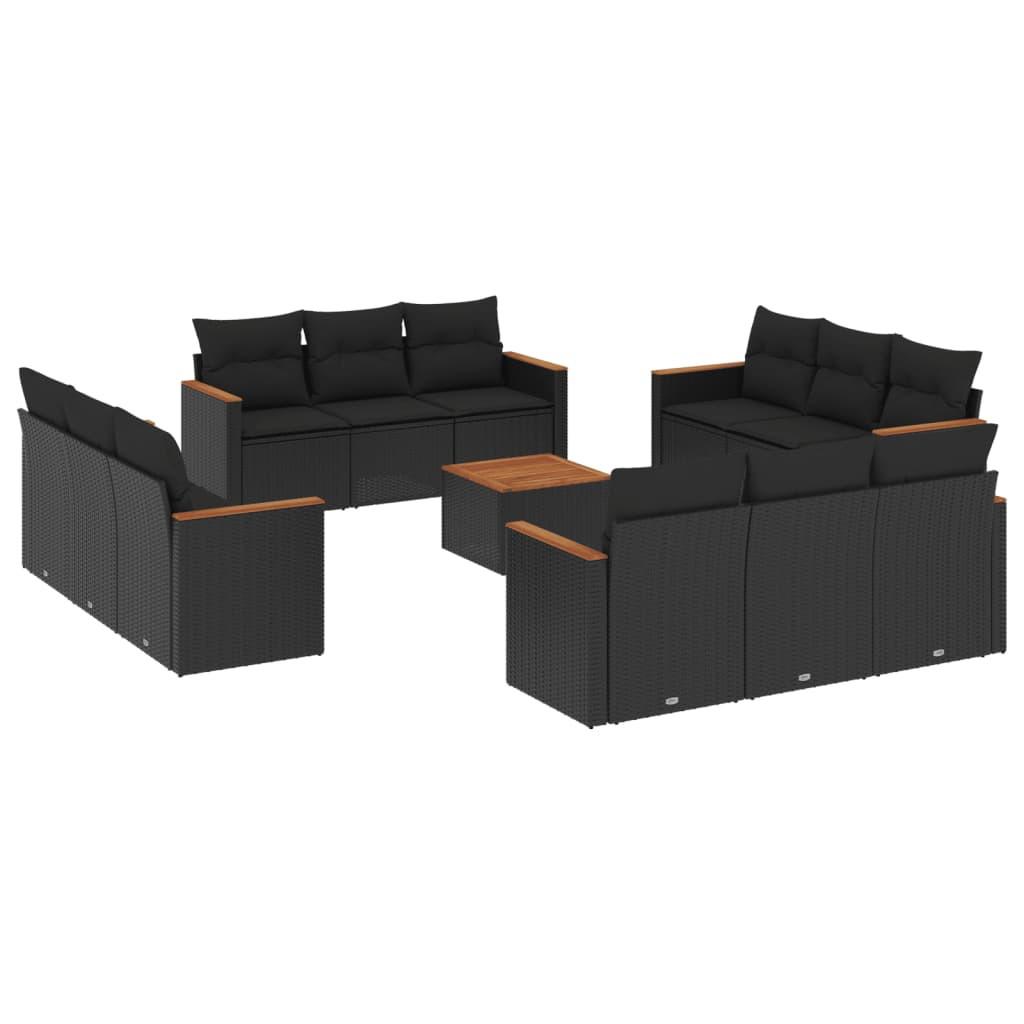 VidaXL Garten sofagarnitur poly-rattan