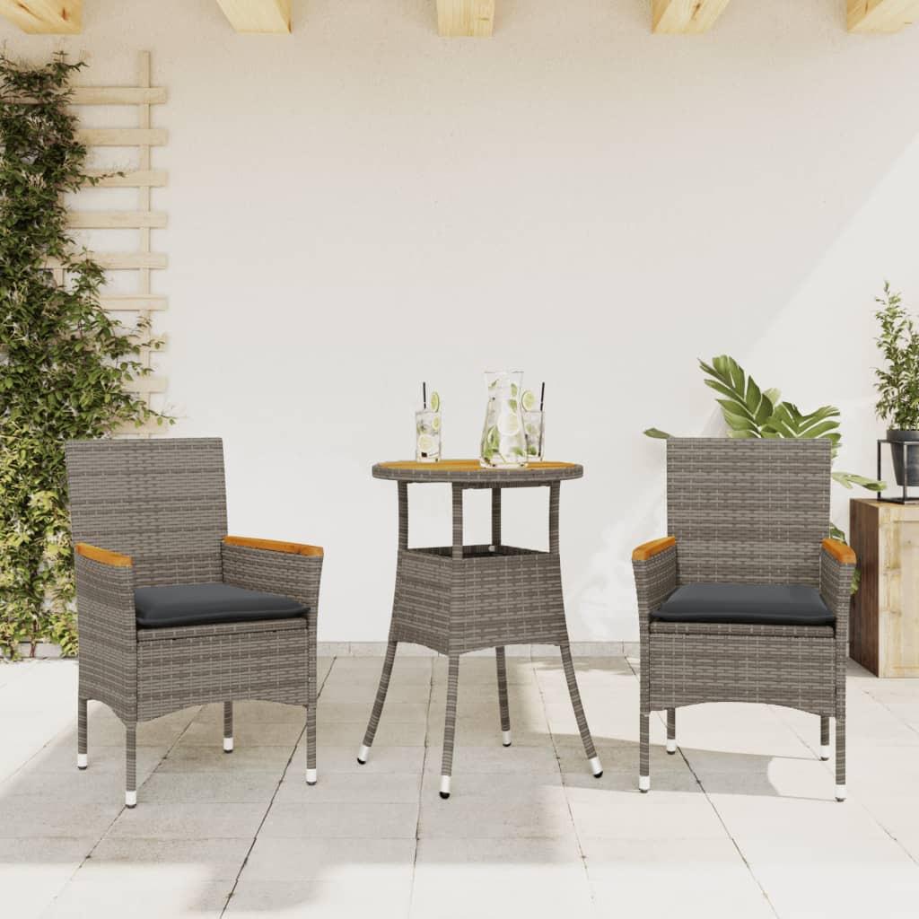 VidaXL Garten essgruppe poly-rattan
