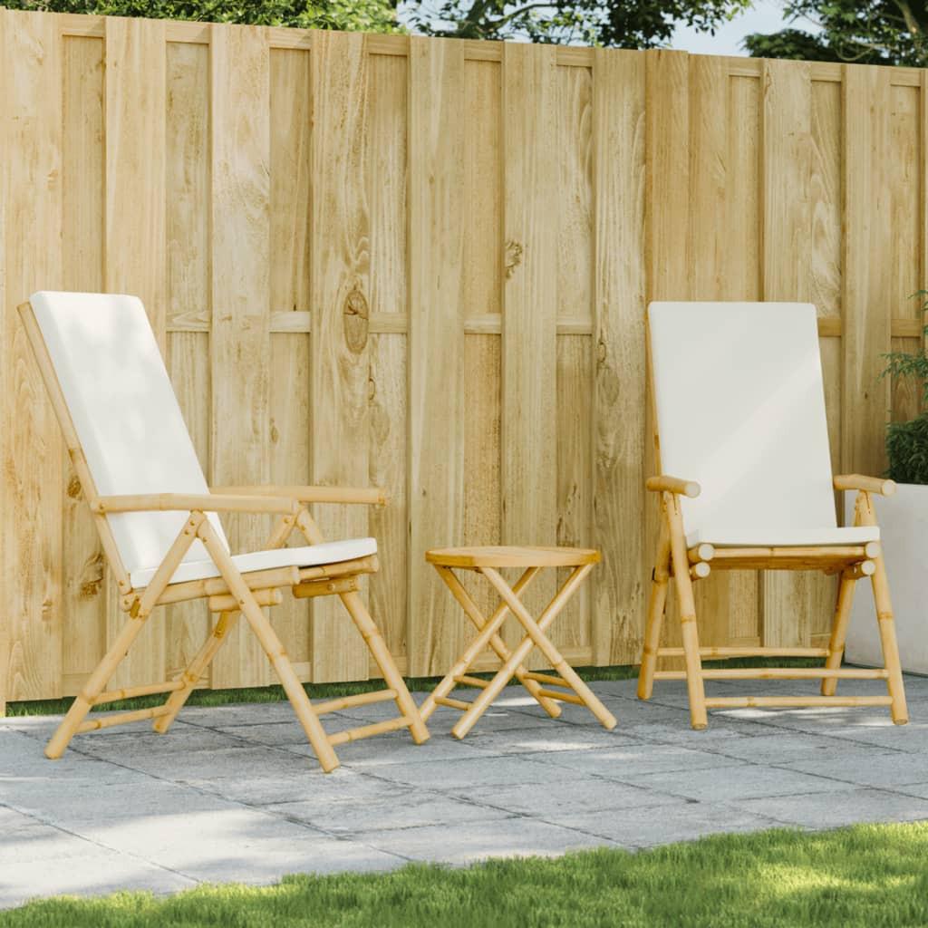 VidaXL Bistro set bambus