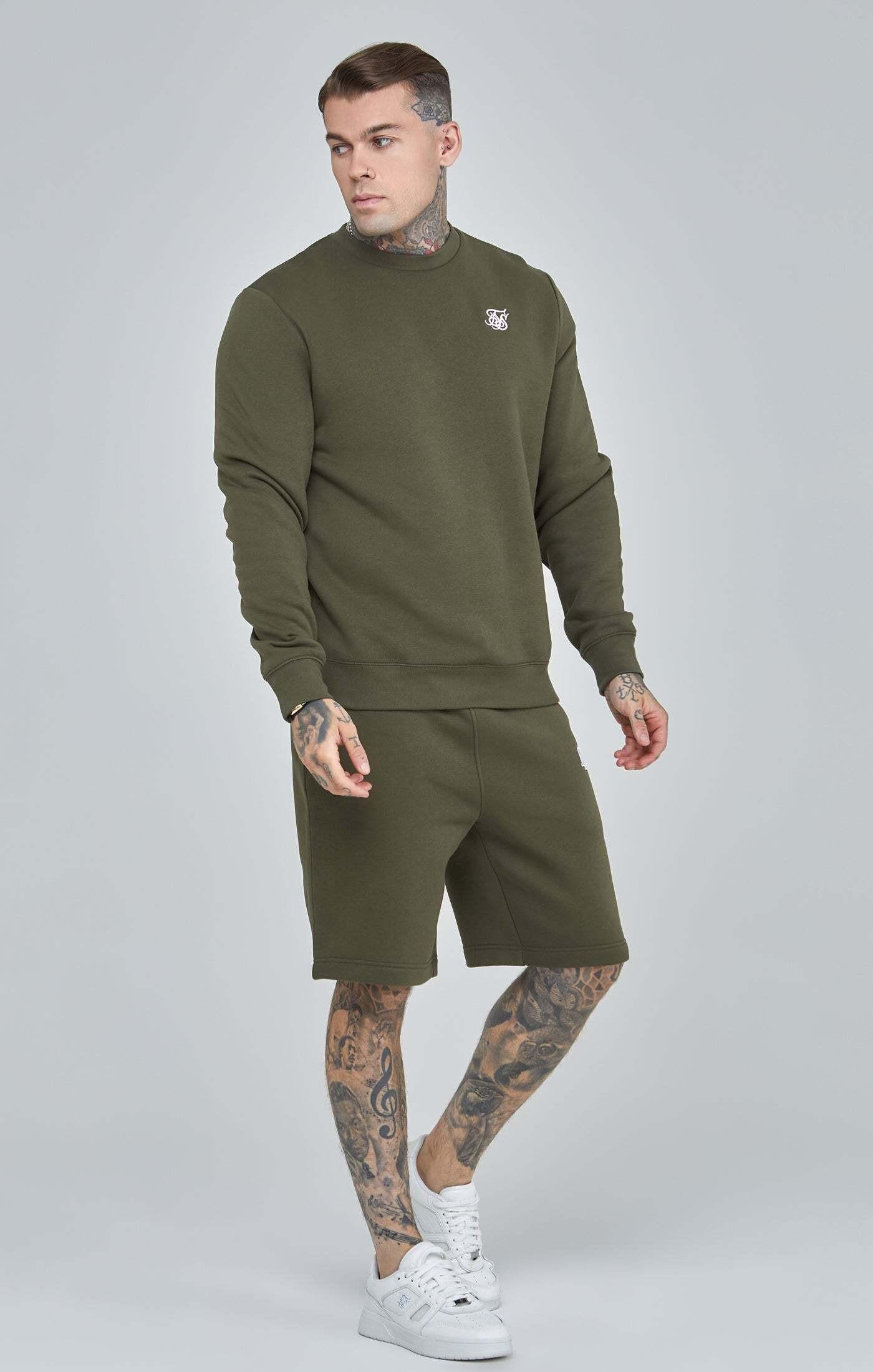 Sik Silk Sweatshirts Khaki Essential Sweatshirt
