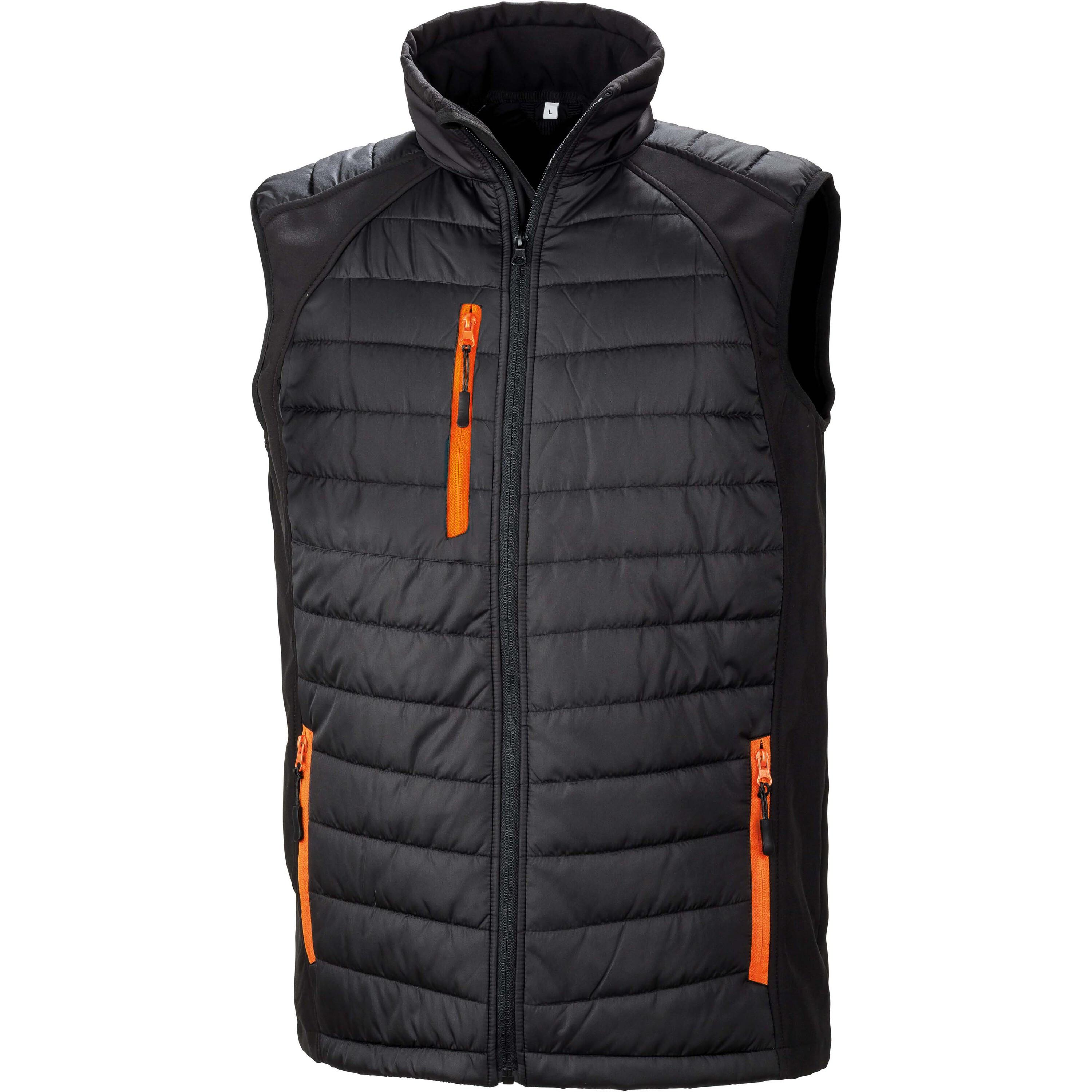 Result weste softshell rembourré black compass