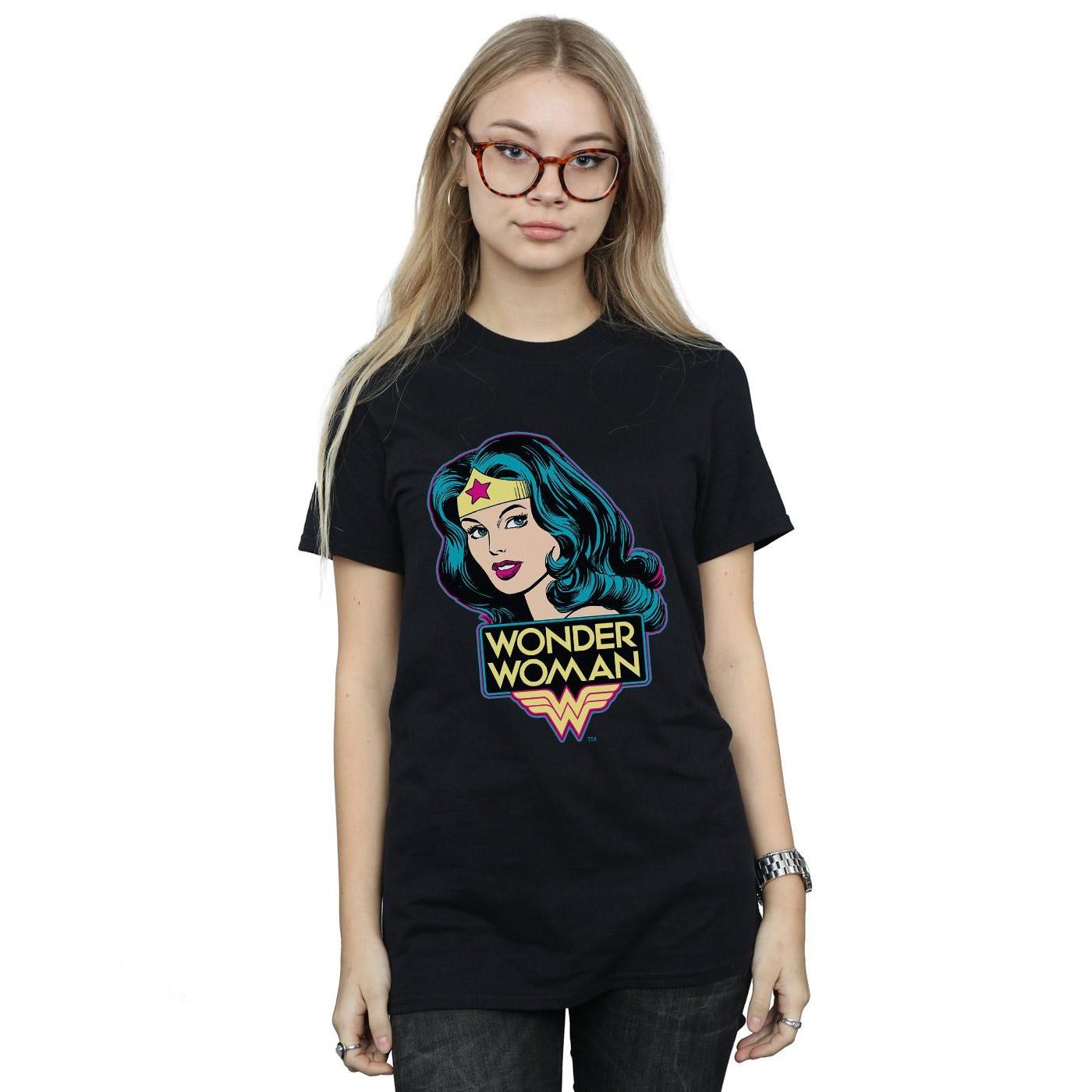 Wonder Woman Wonder Woman Neon Logo T-Shirt